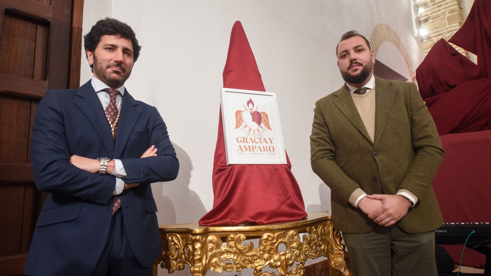 Un momento de la presentación del logo del aniversario.