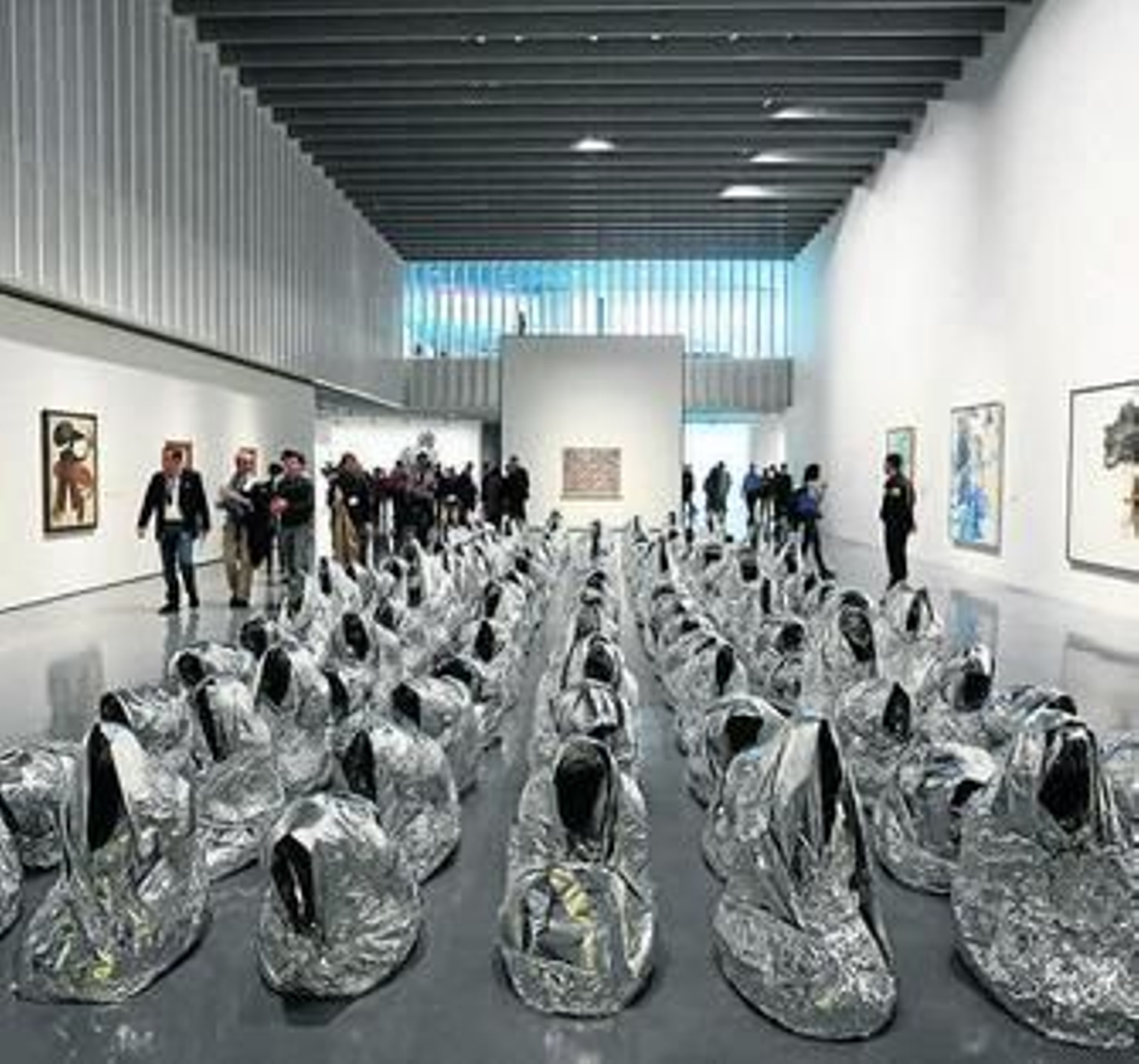 Interior del Centro Pompidou.