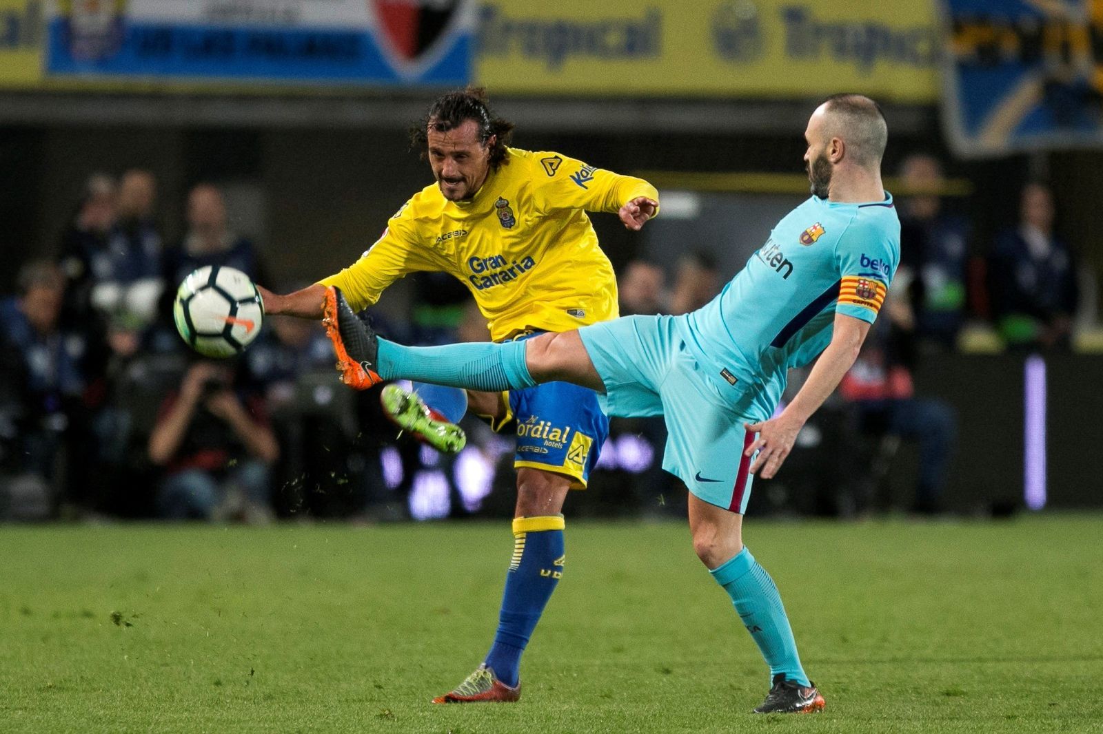 El Las Palmas-Barcelona, en imágenes