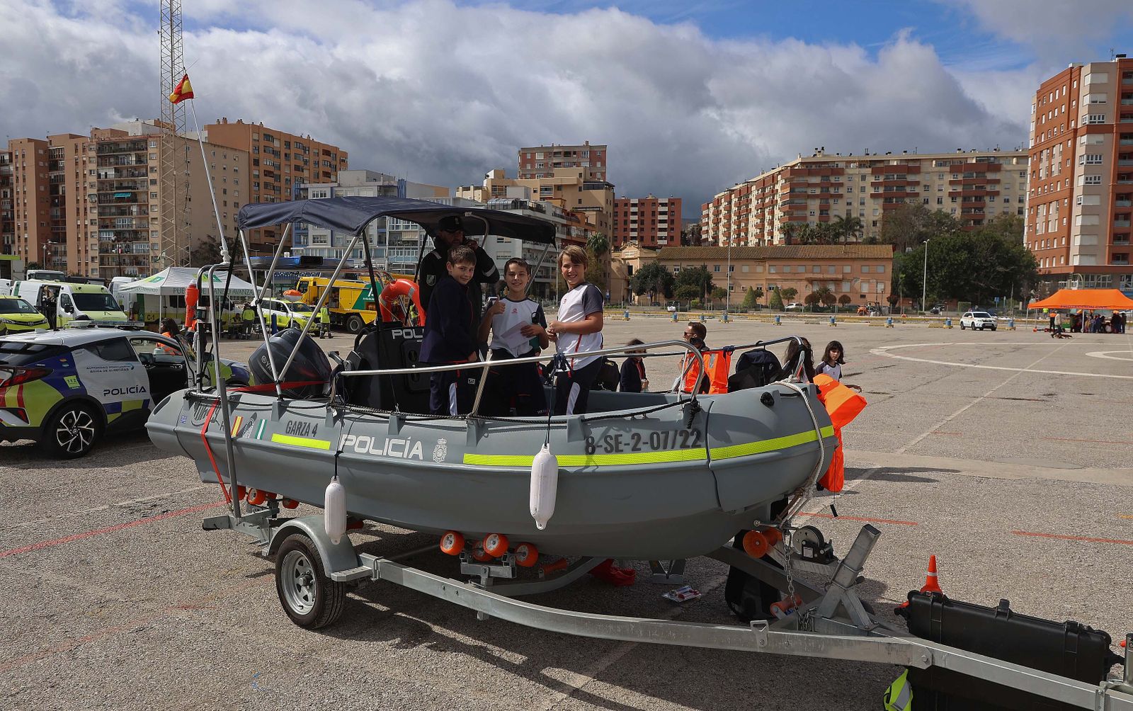 Imágenes del Día Europeo del 112 celebrado en el Puerto de Algeciras