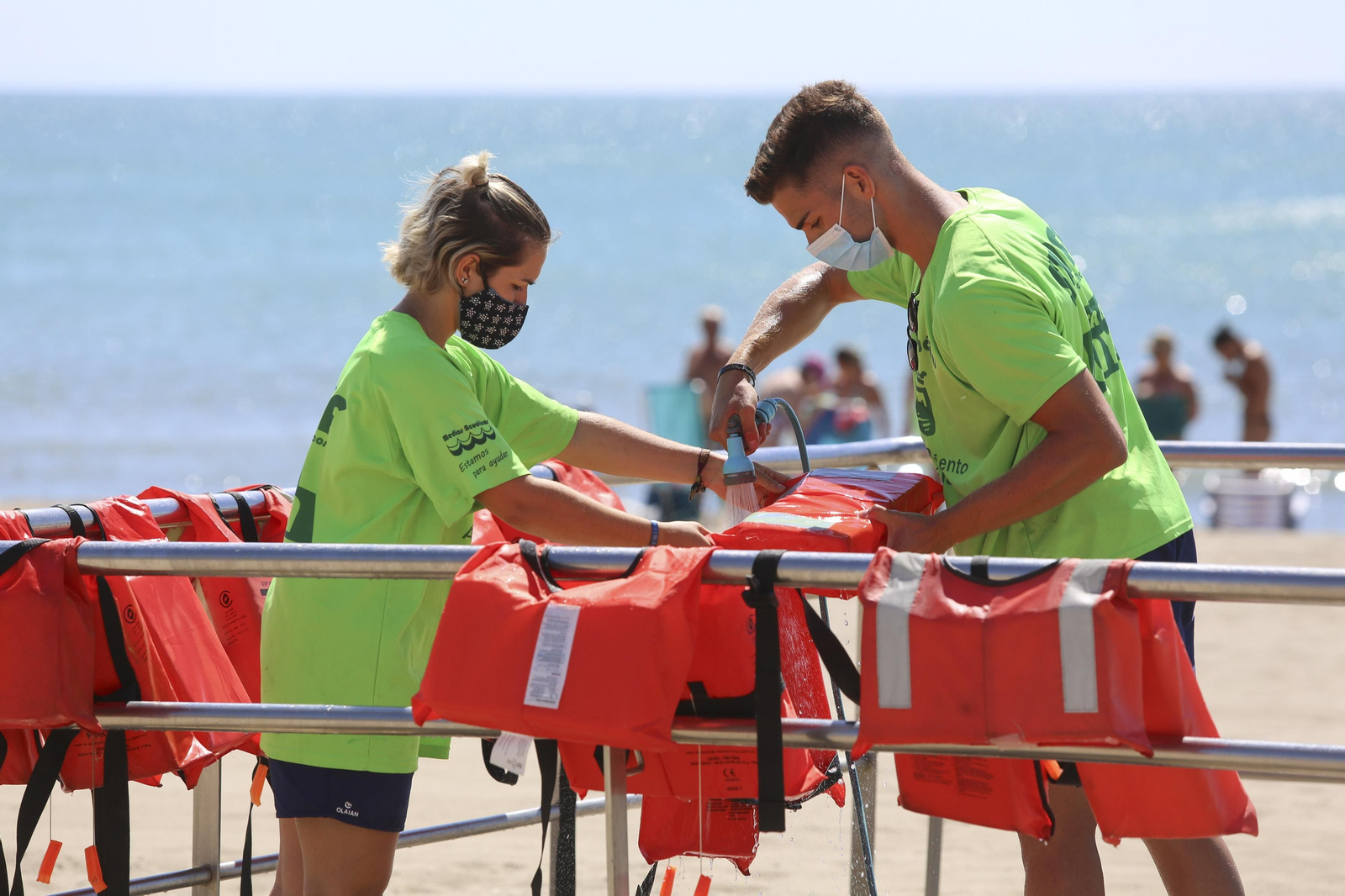 Fotos de la playa en Málaga, donde escapar del calor