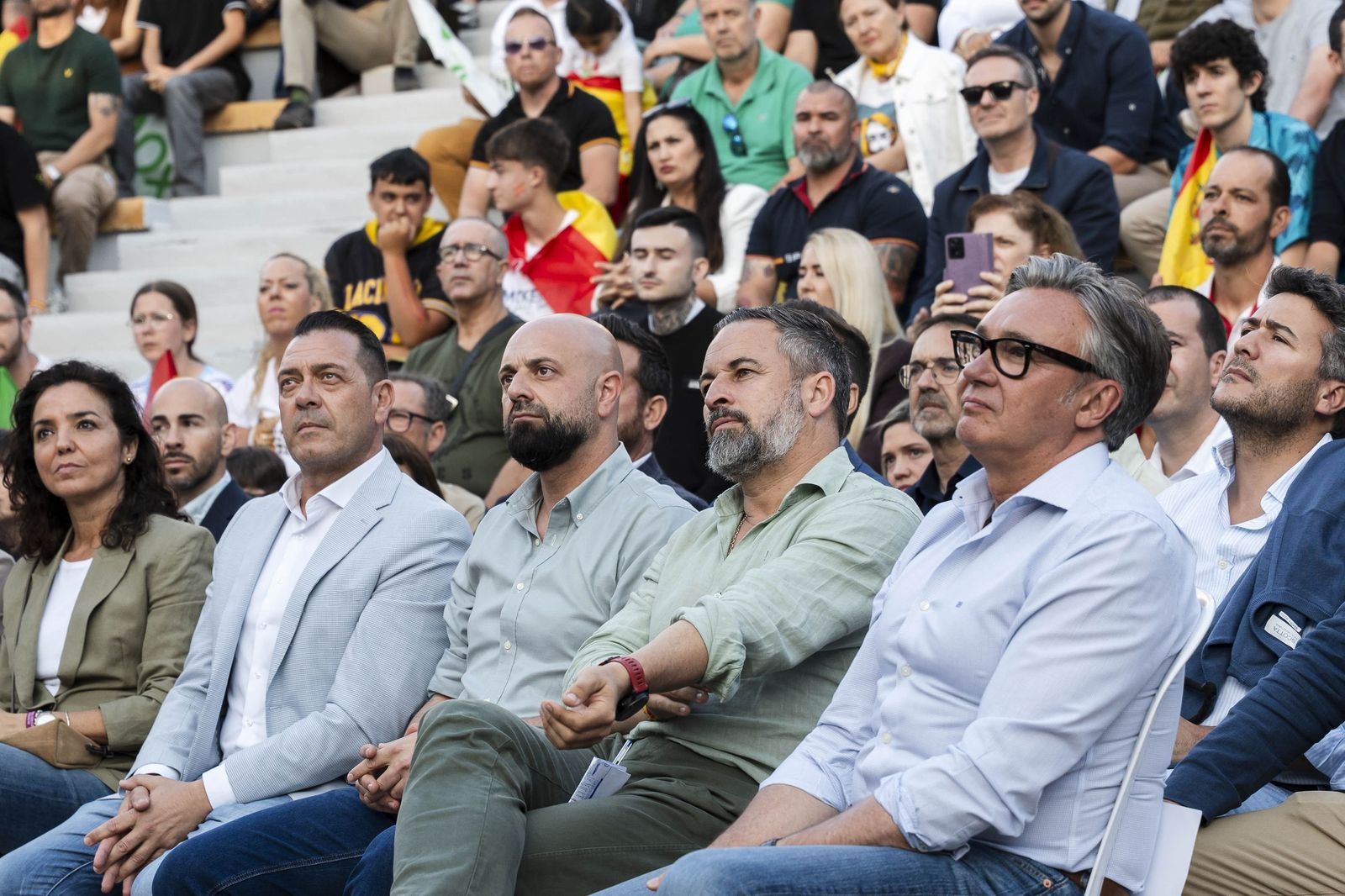 Las imágenes del mitin de Vox con Santiago Abascal y Manuel Gavira en ...