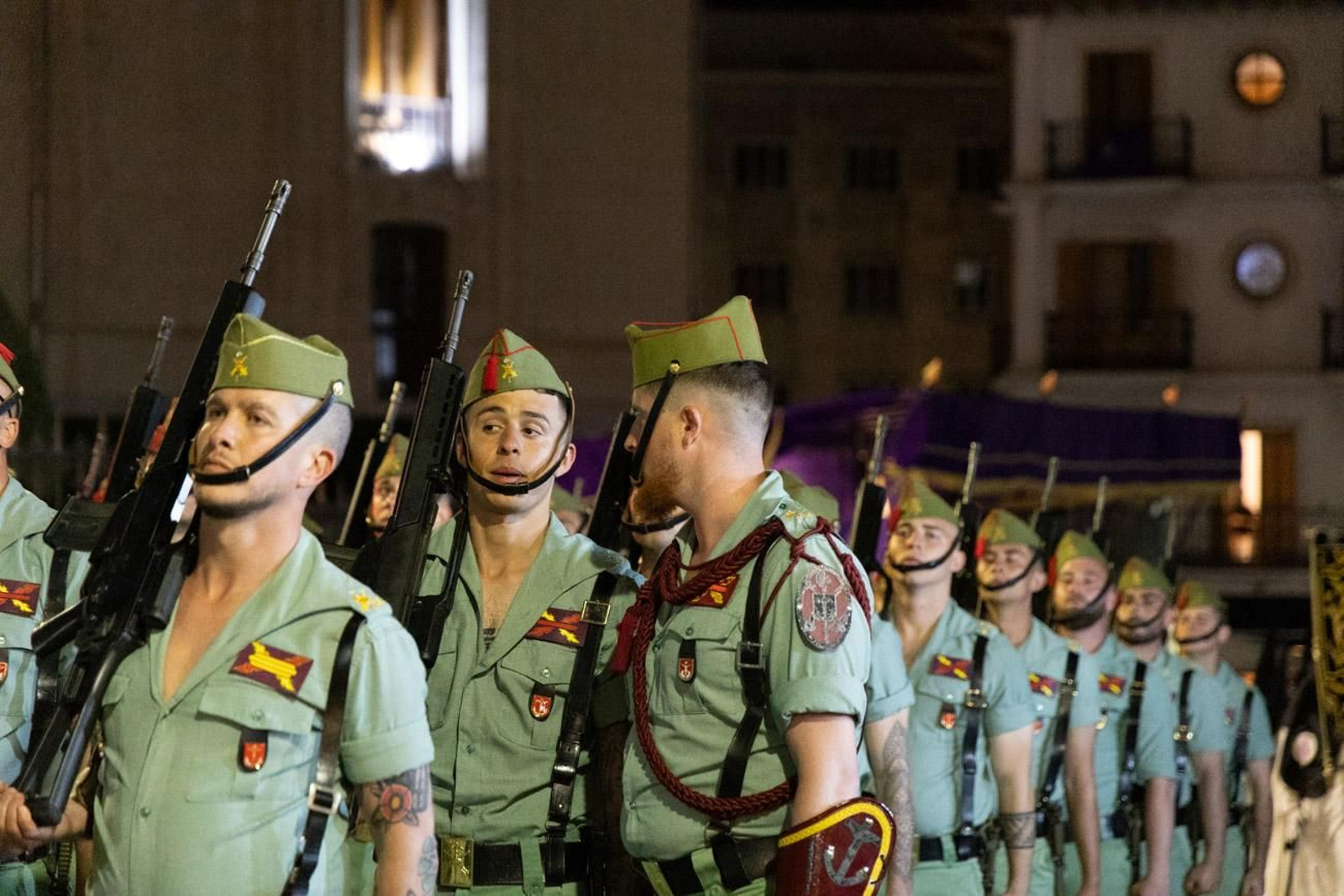 La Legión y el Cristo de la Buena Muerte es uno de los binomios de la Semana Santa.
