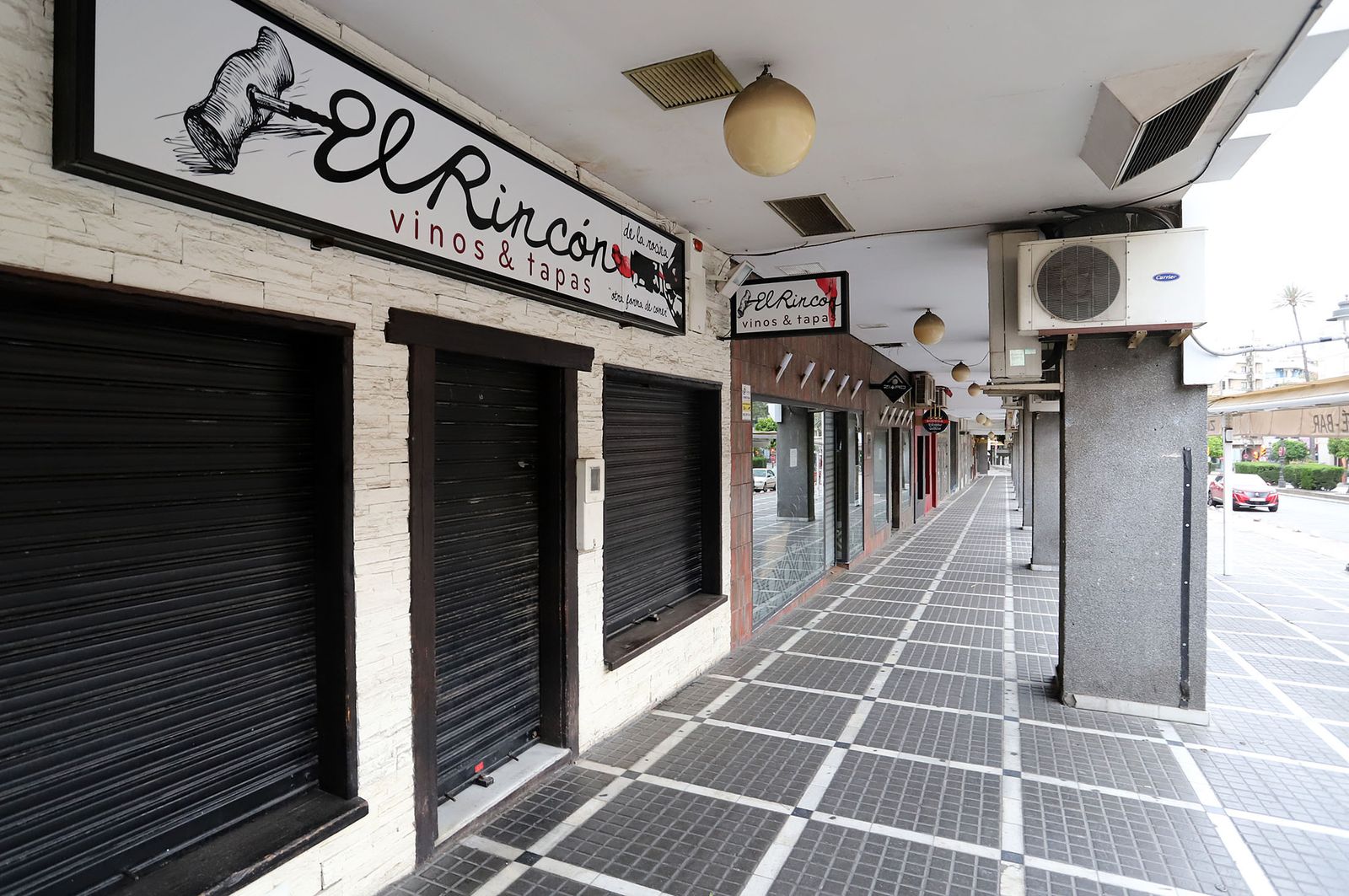 Los restaurantes y bares de Pablo Rada siguen clausurados.