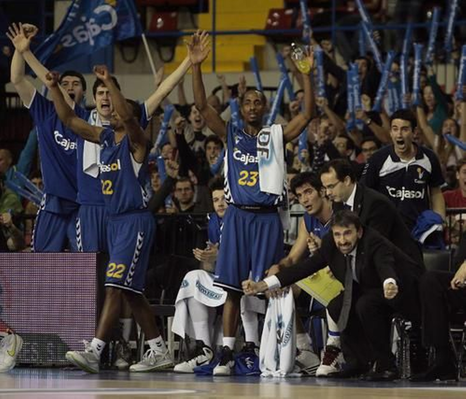 El Cajasol se impone de forma contundente al Budivelnik ucraniano en San Pablo (67-49). / Juan Carlos Muñoz