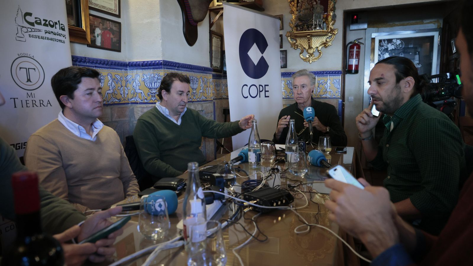 Un momento de la entrevista en la Cope.
