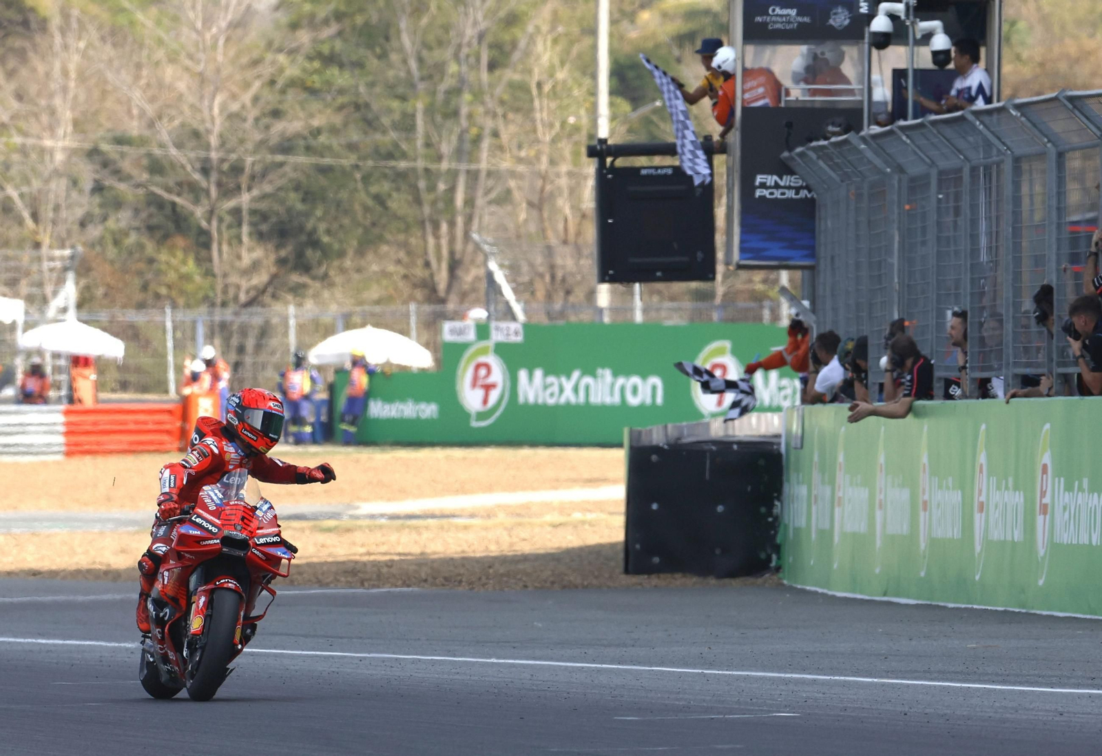 Las fotos del triunfo de Marc Márquez en Tailandia