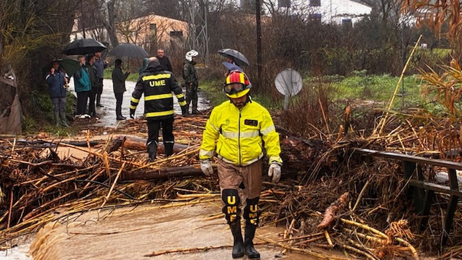 La pedanía rondeña del Llano de la Cruz fue una de las más afectadas.