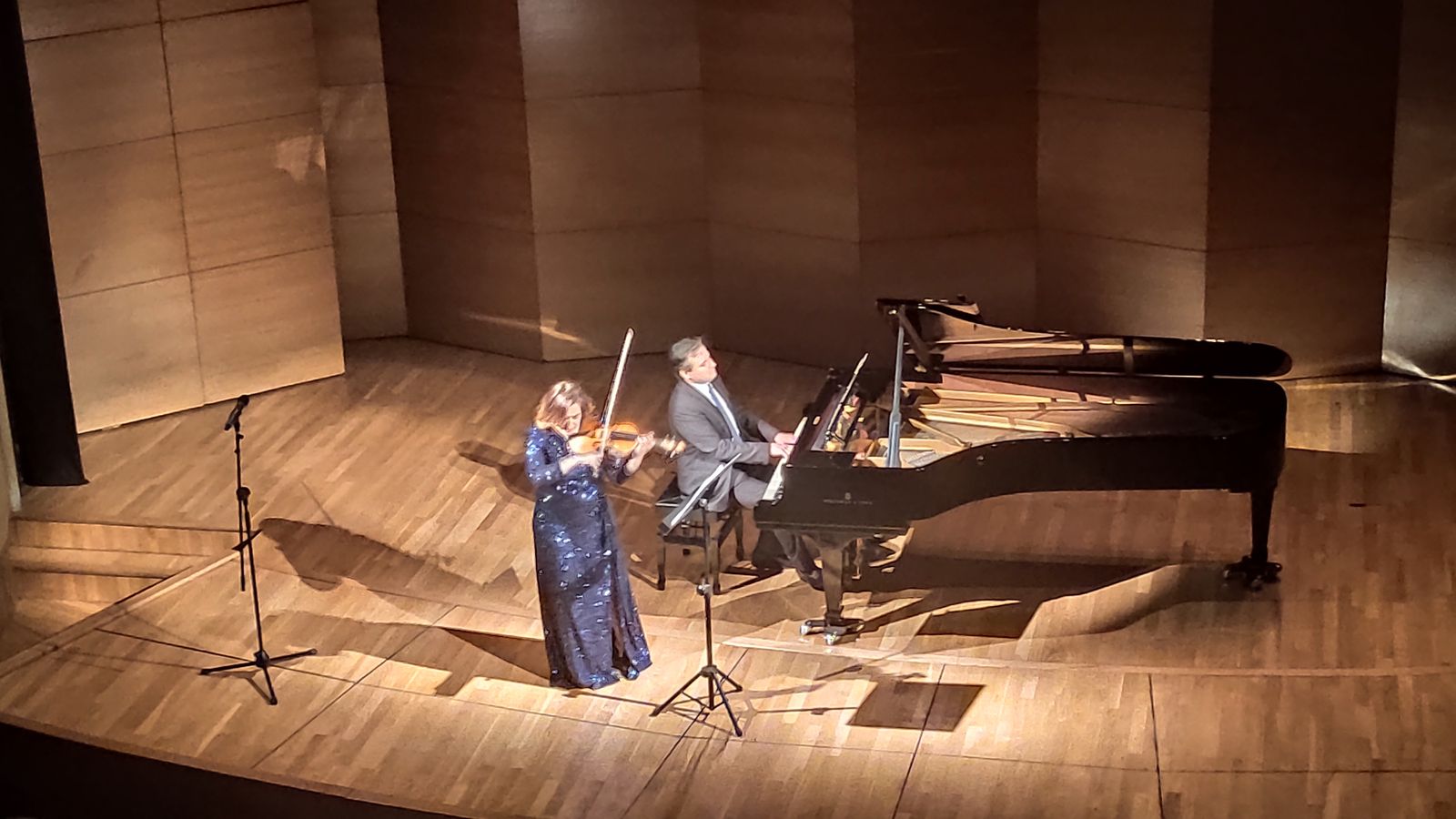 Mariarosaria D'Aprile y Tommaso Cogato en el Espacio Turina
