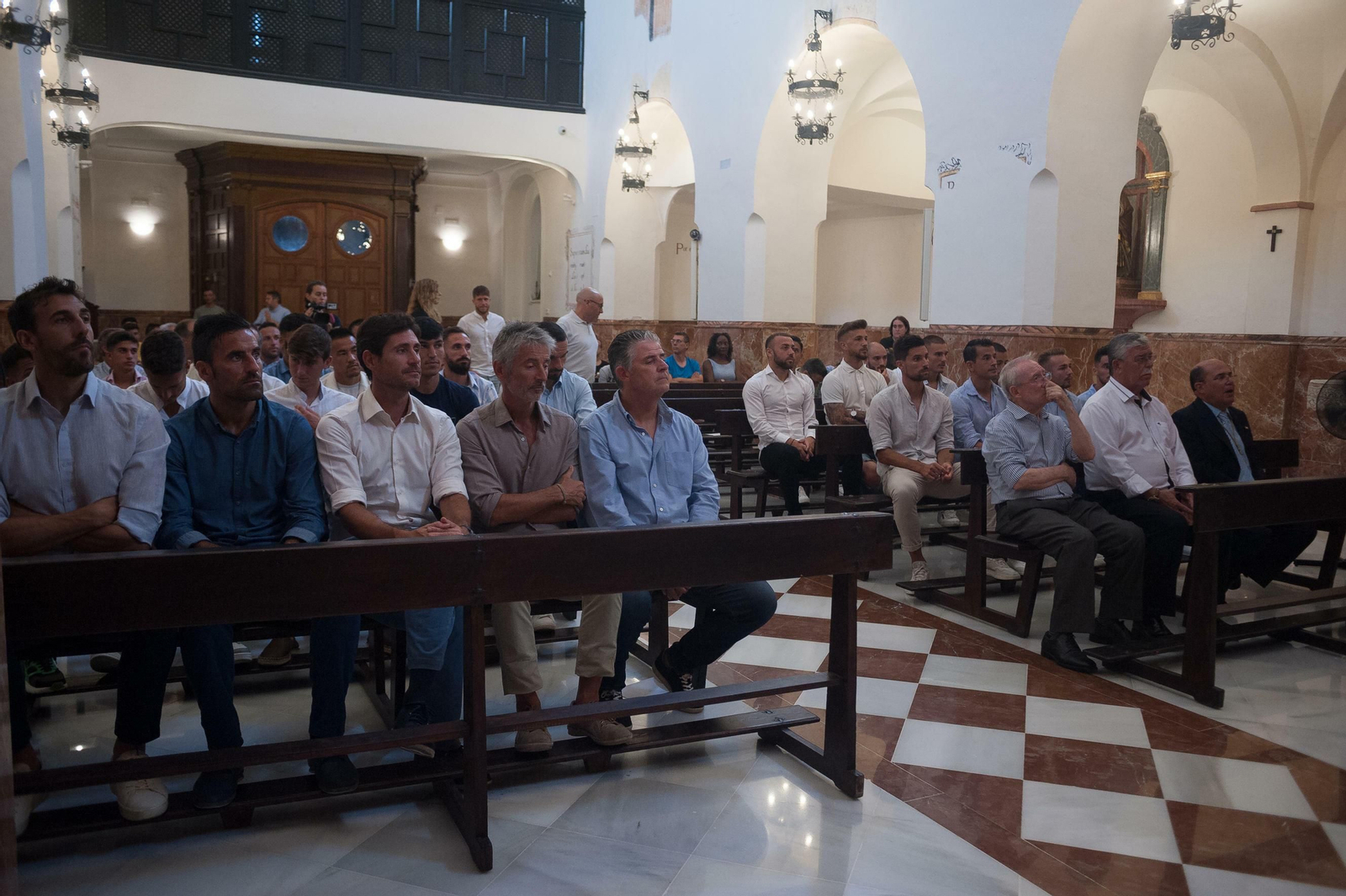 Las fotos del Málaga CF en la Divina Pastora