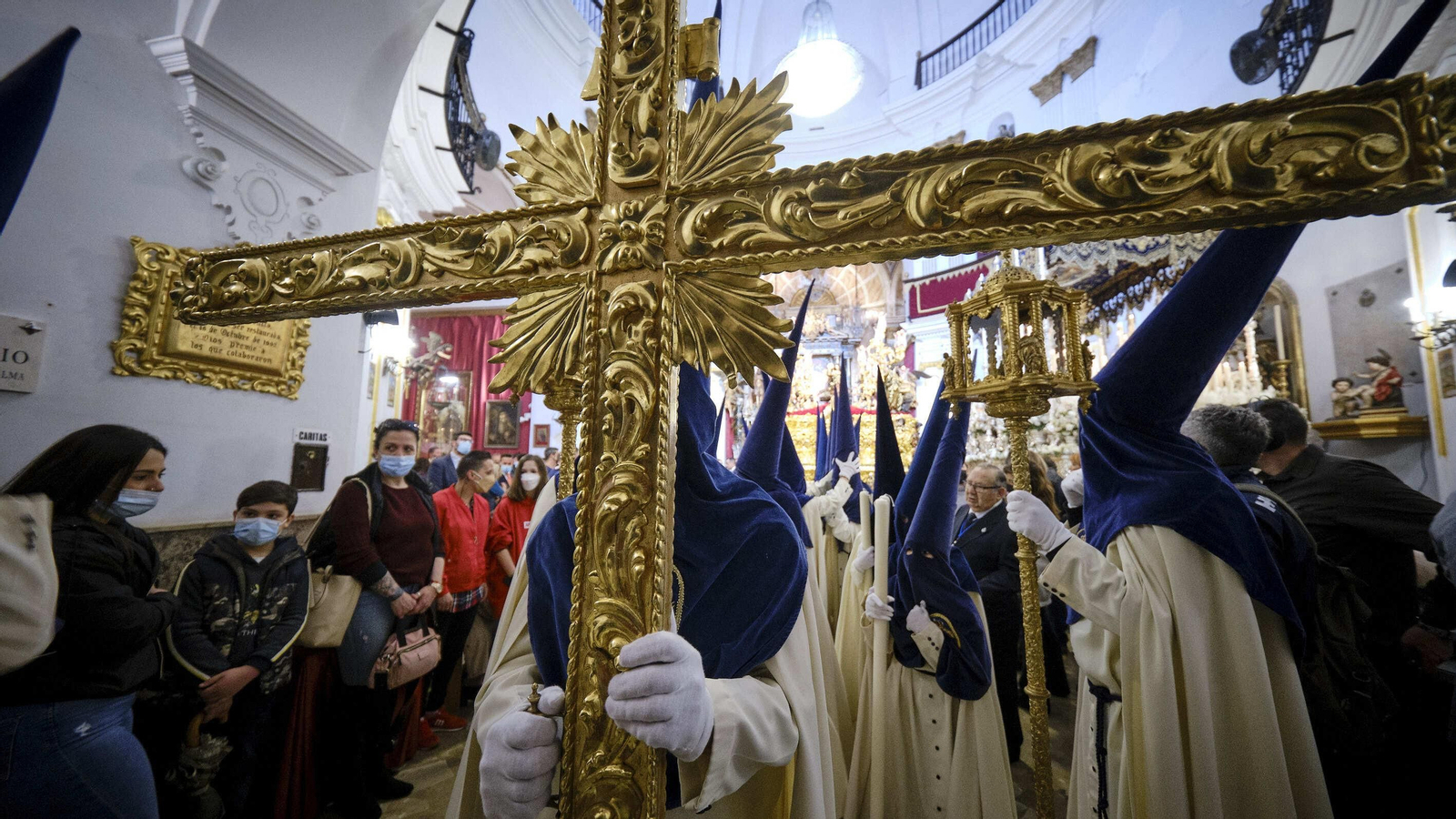 Cofradía de La Palma en la Semana Santa de Cádiz 2022