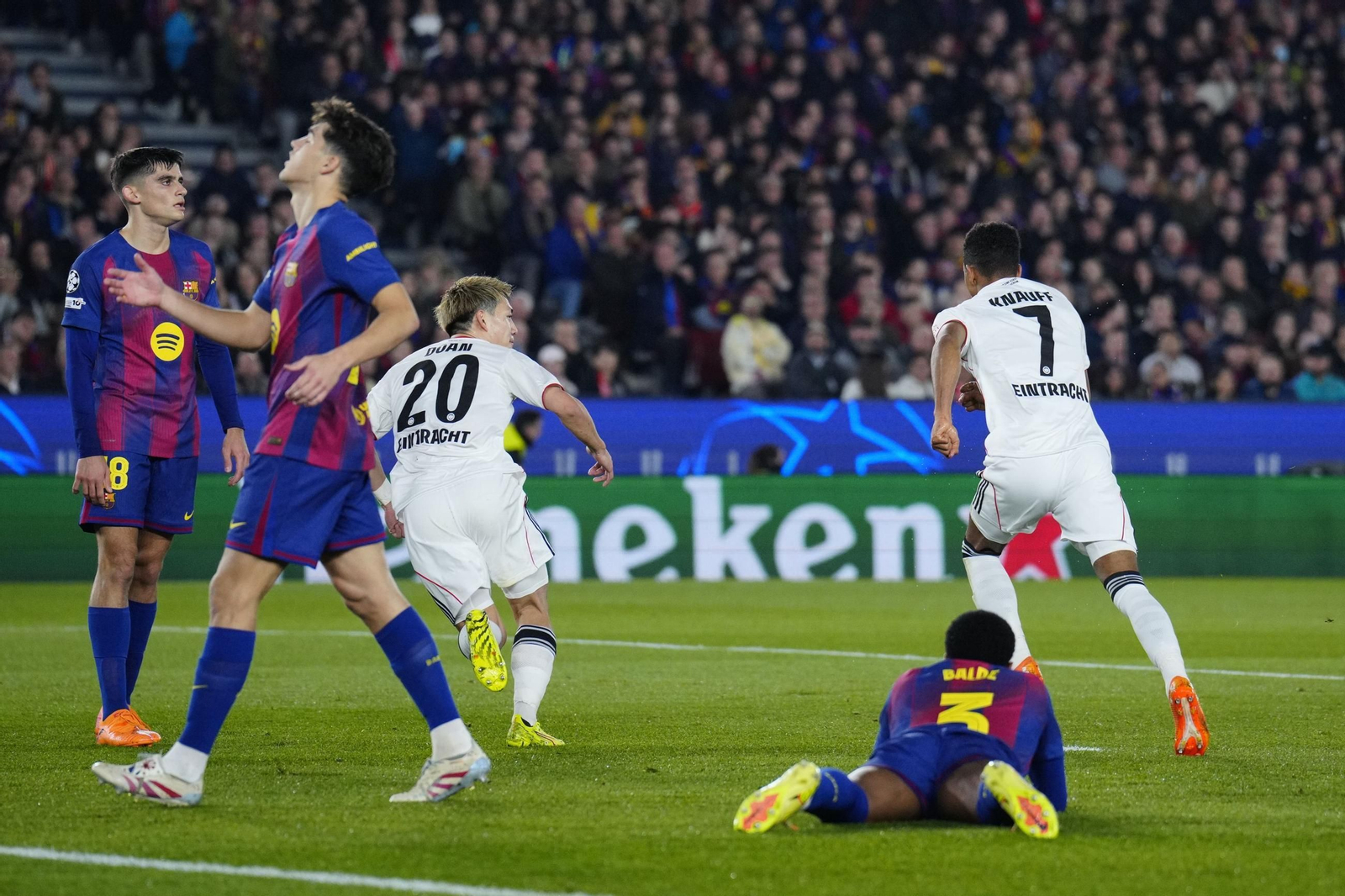 Las fotos del Barcelona-Eintracht Frankfurt