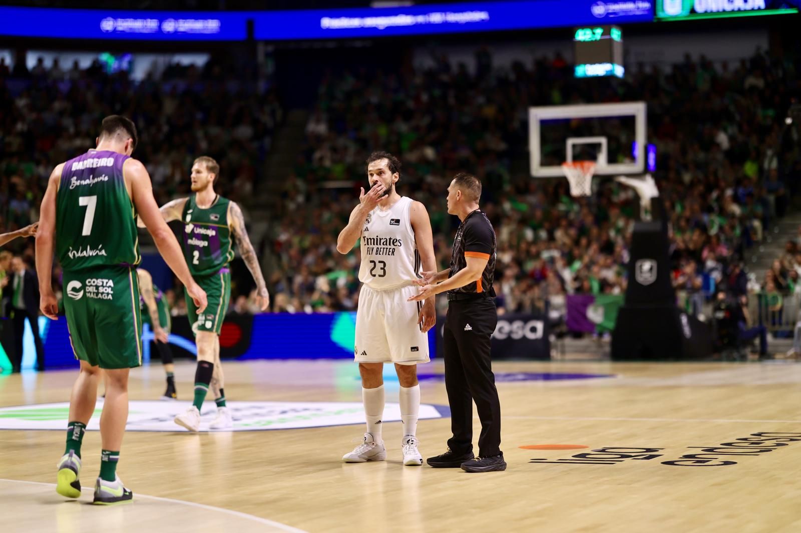 Unicaja-Real Madrid, en fotos