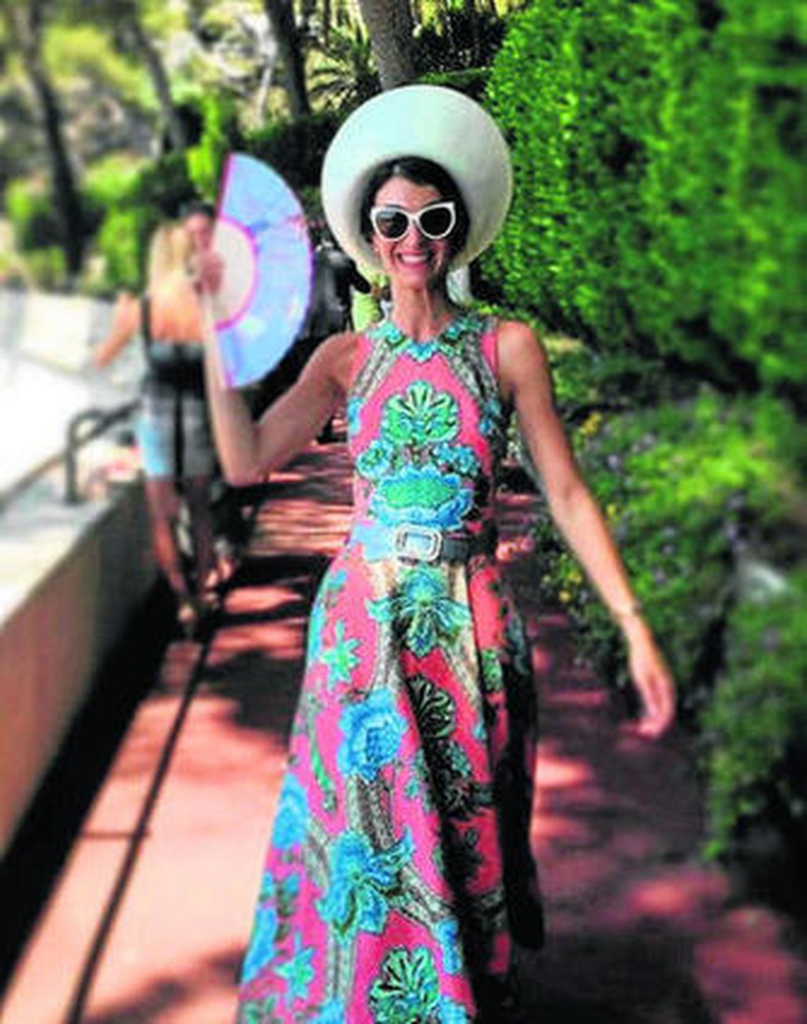 La cuñada de la novia, la creadora Marta Ferri, de su 'atelier'.