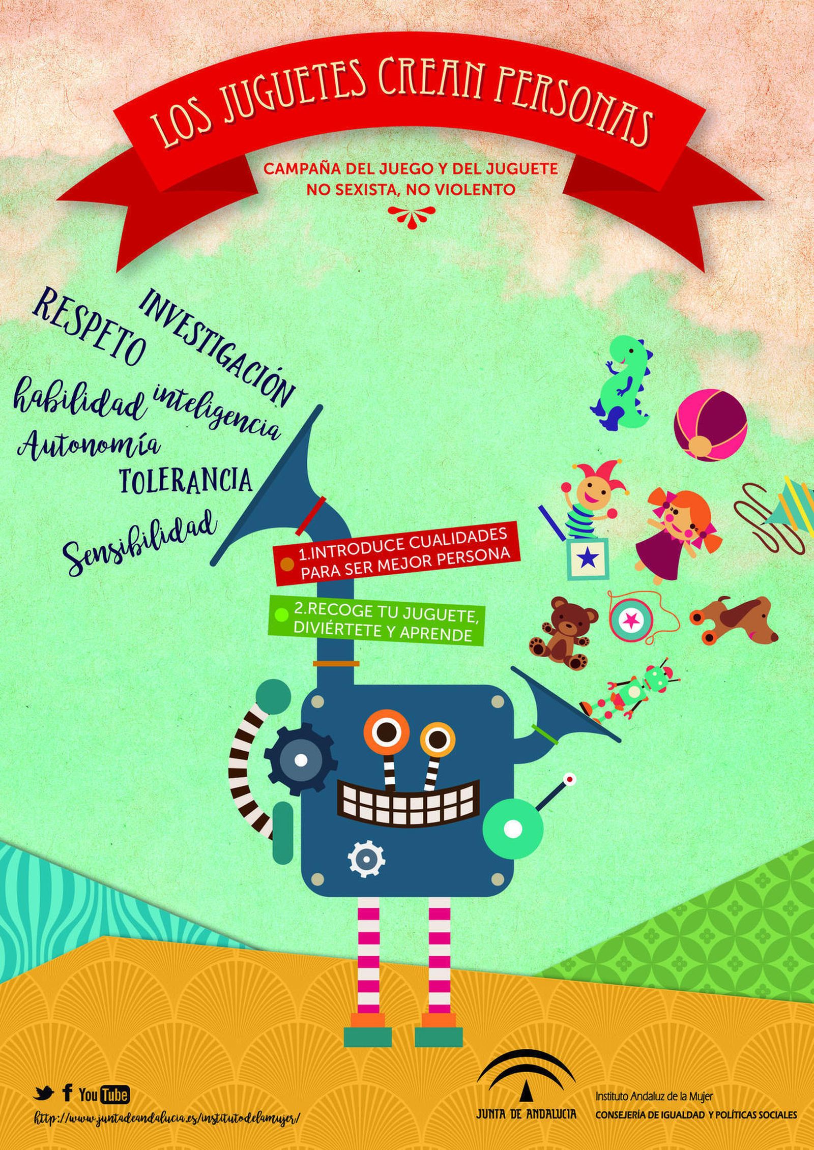 Cartel anunciador de la campaña de la Junta de Andalucía.