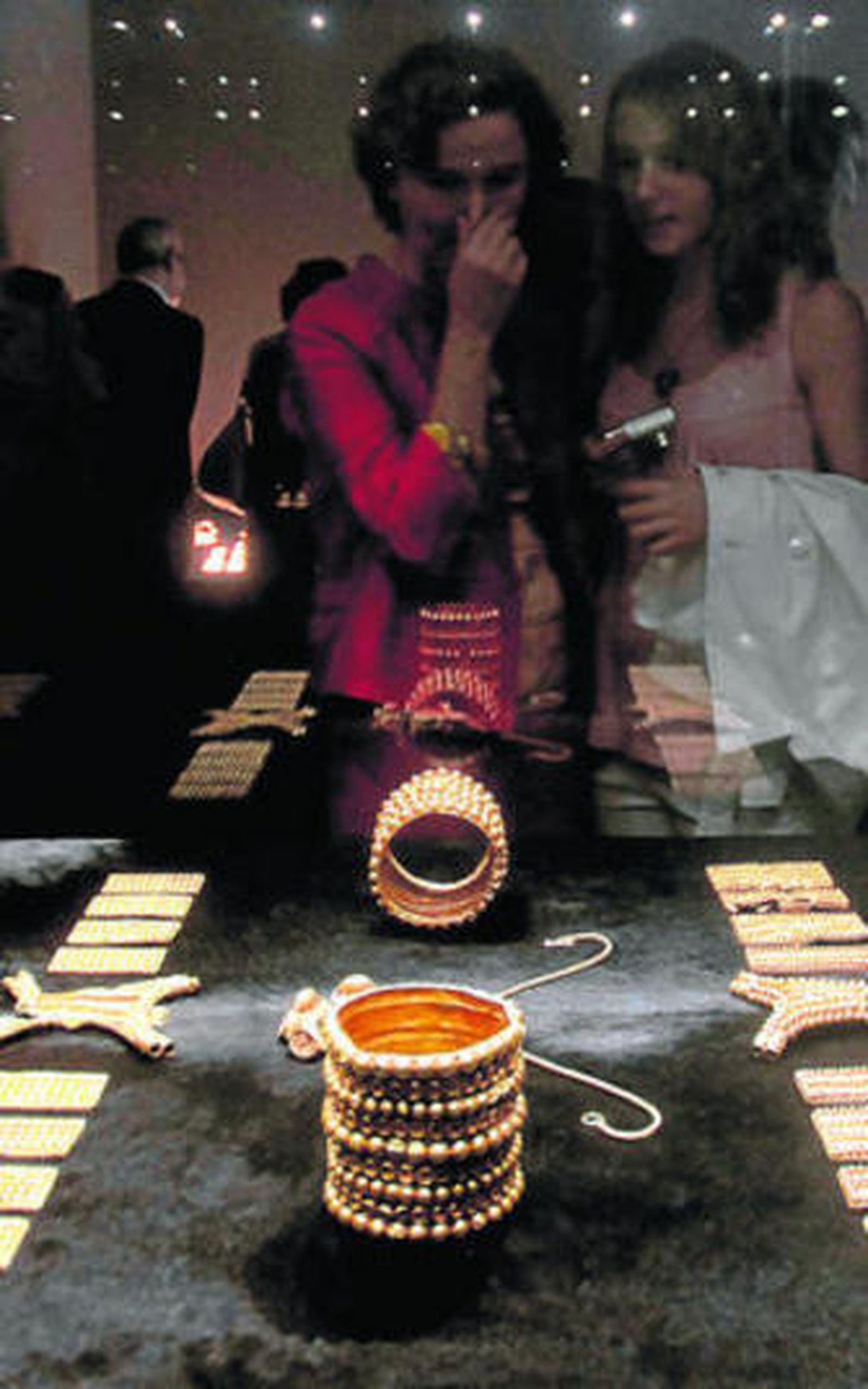 Exposición actual del Carambolo en el Museo Arqueológico.