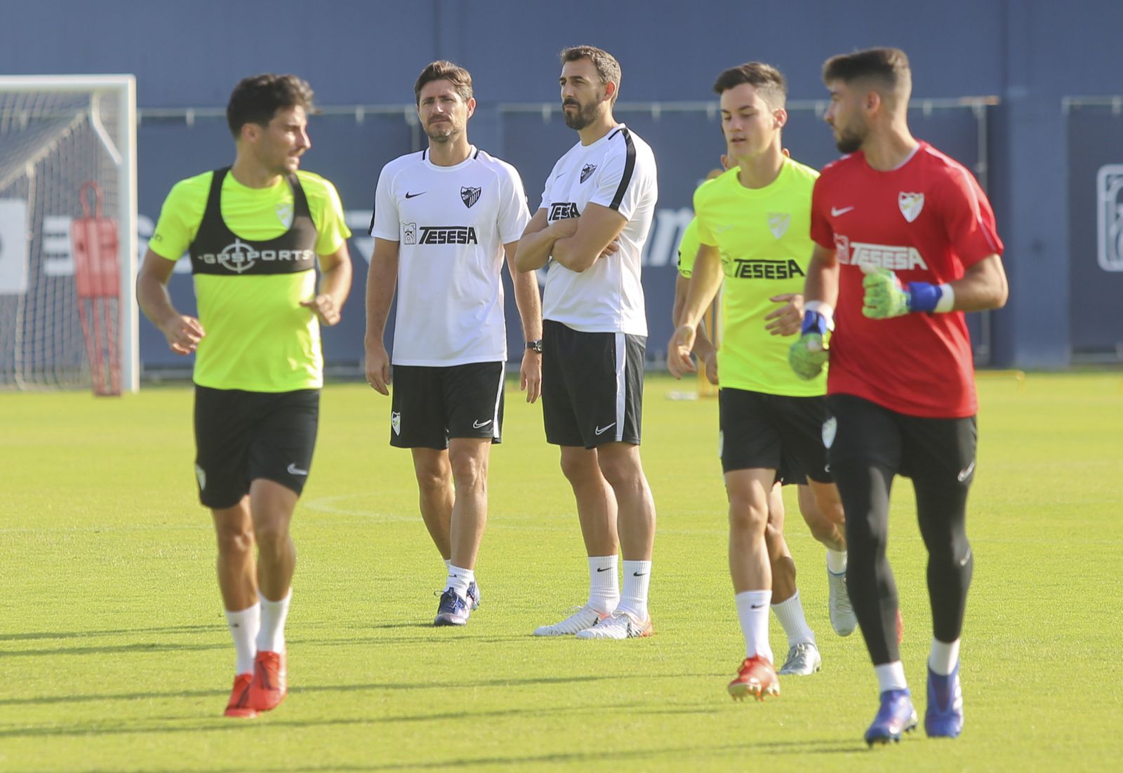 Las fotos del entrenamiento del Málaga en el Anexo de La Rosaleda
