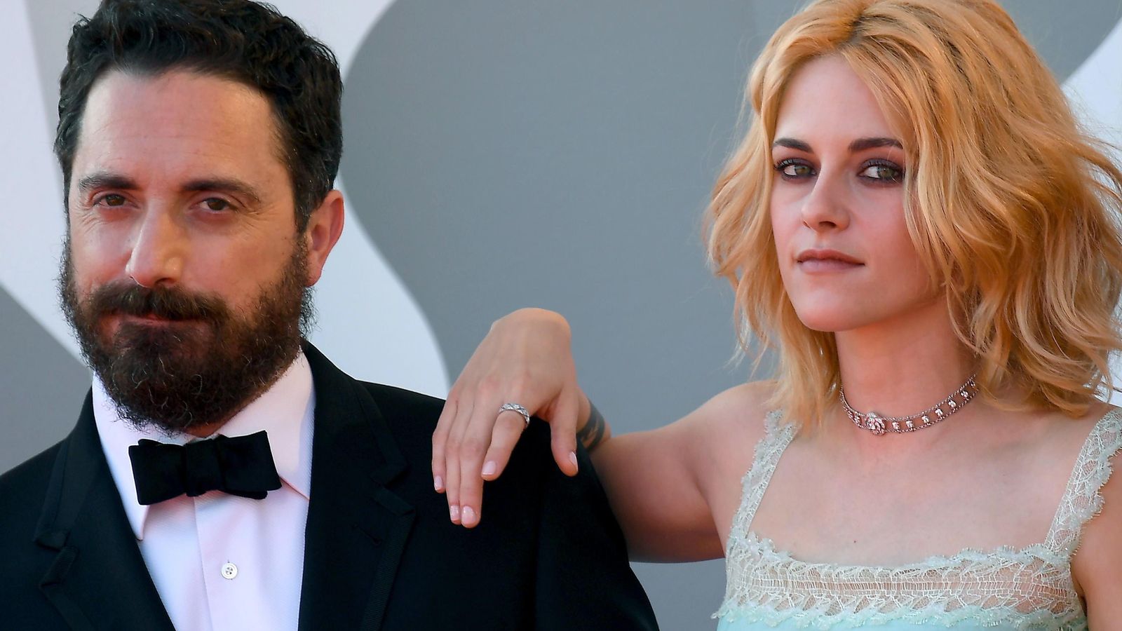 Pablo Larraín y Kristen Stewart.