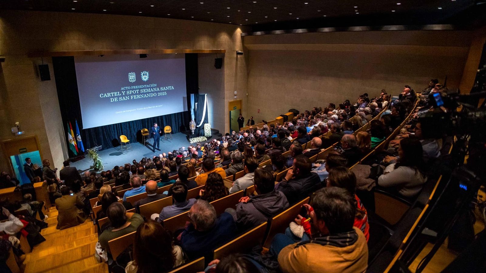 Presentación del cartel de la Semana Santa de San Fernando del año pasado