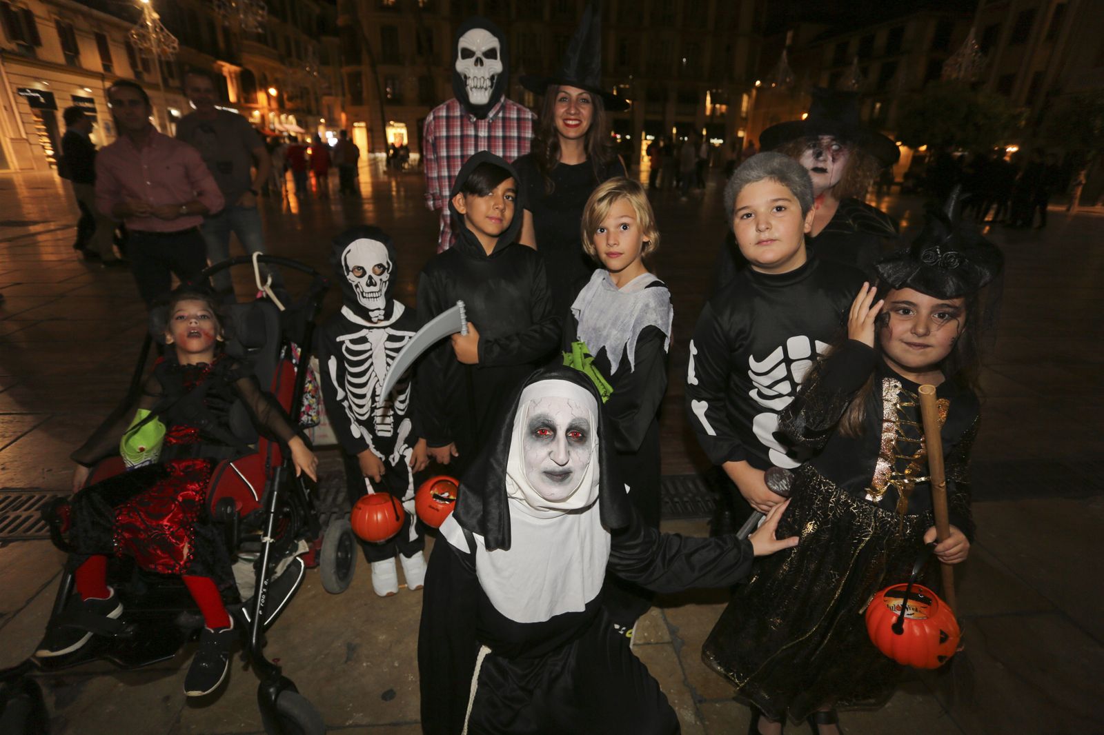Las fotos de la noche de Halloween en Málaga