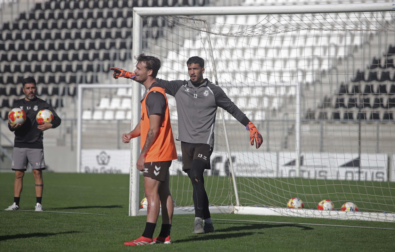 Fotos del entrenamiento de la Balona en el día de la Inmaculada Concepción