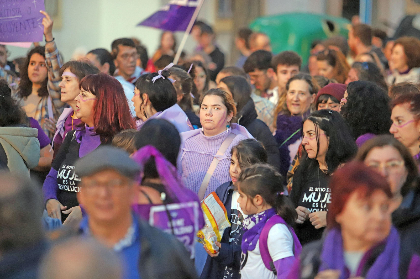 Imágenes de la manifestación del 8 de marzo, Día Internacional de la Mujer