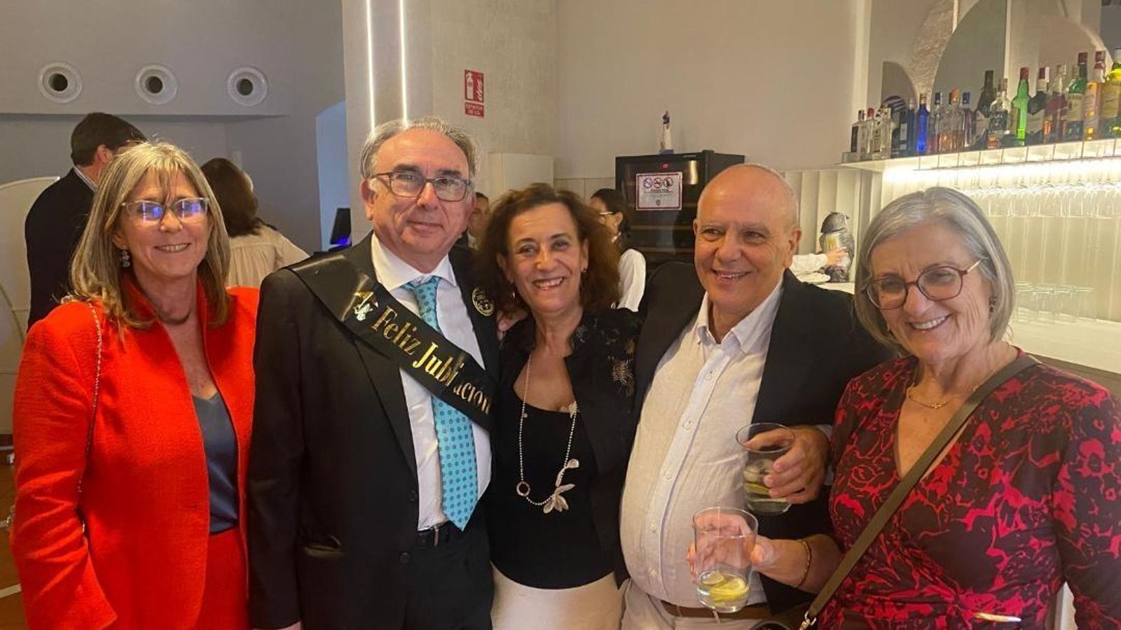 Mónica García, Rafael Torrejón, Magdalena Guerra, Antonio Martín y Luisa Galindo.