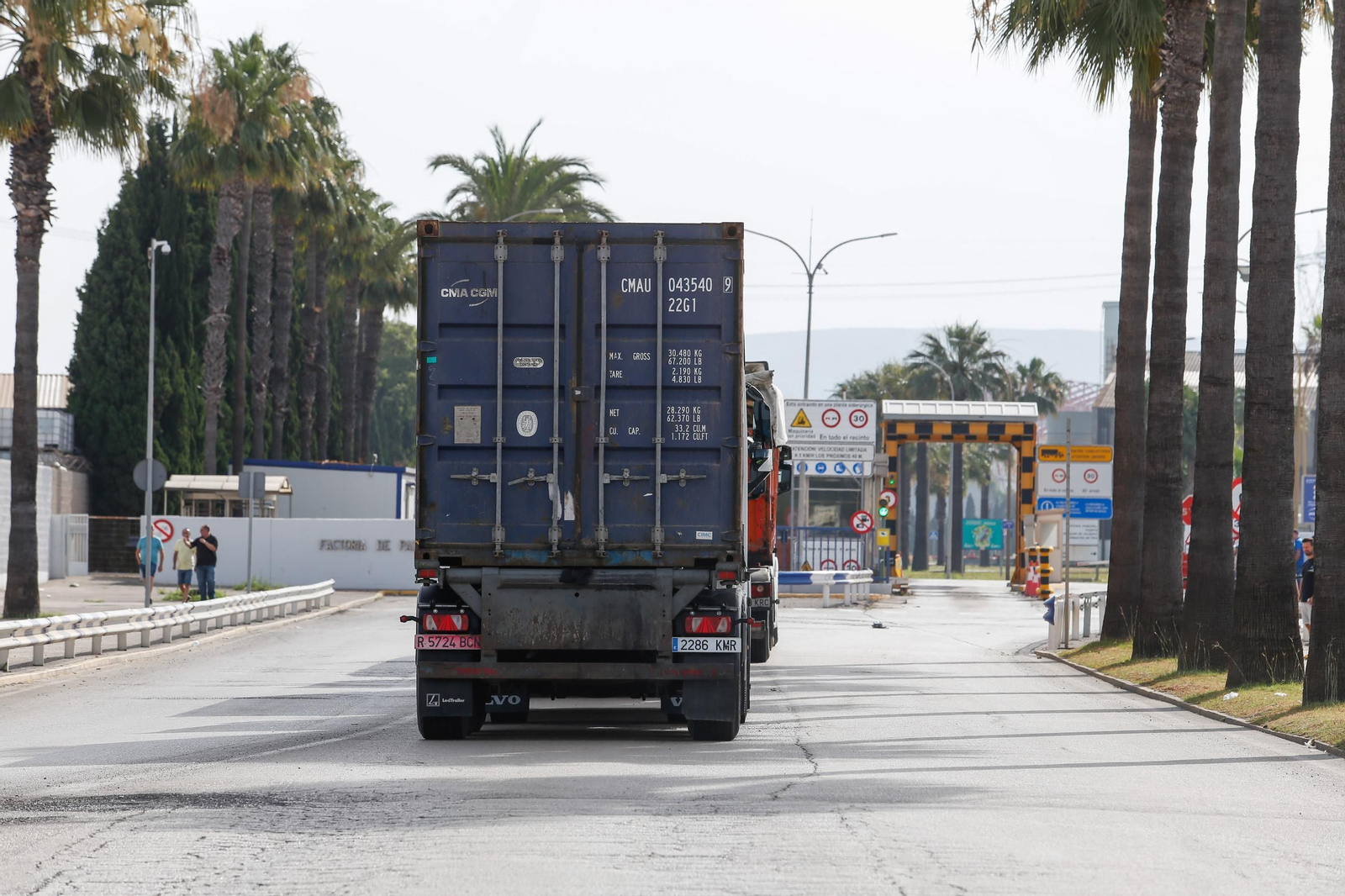 Las protestas por la huelga del metal este martes en el Campo de Gibraltar, en imágenes
