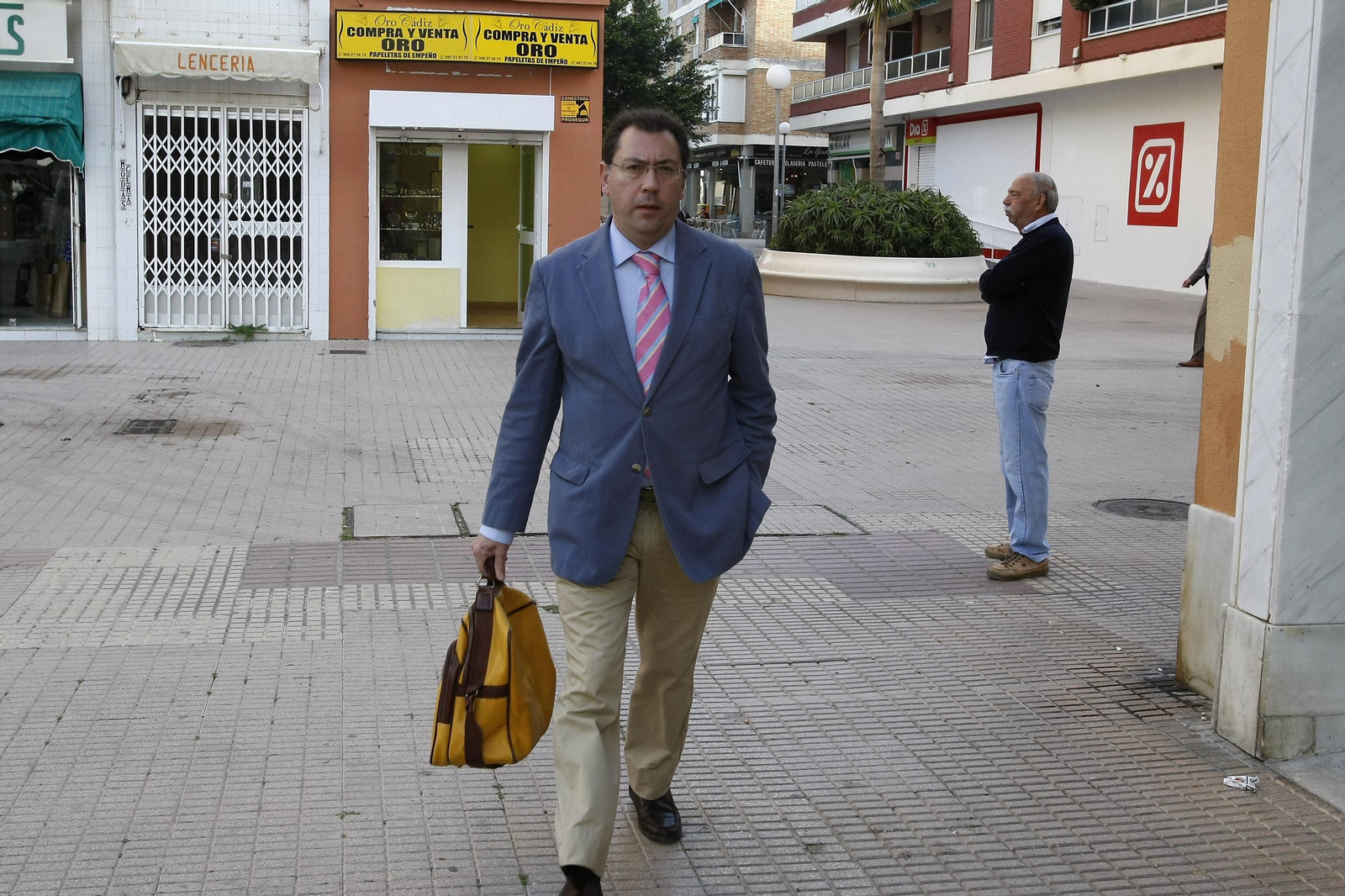 Jenaro Jiménez, en una de sus comparecencias en los juzgados cuando estaba en libertad.