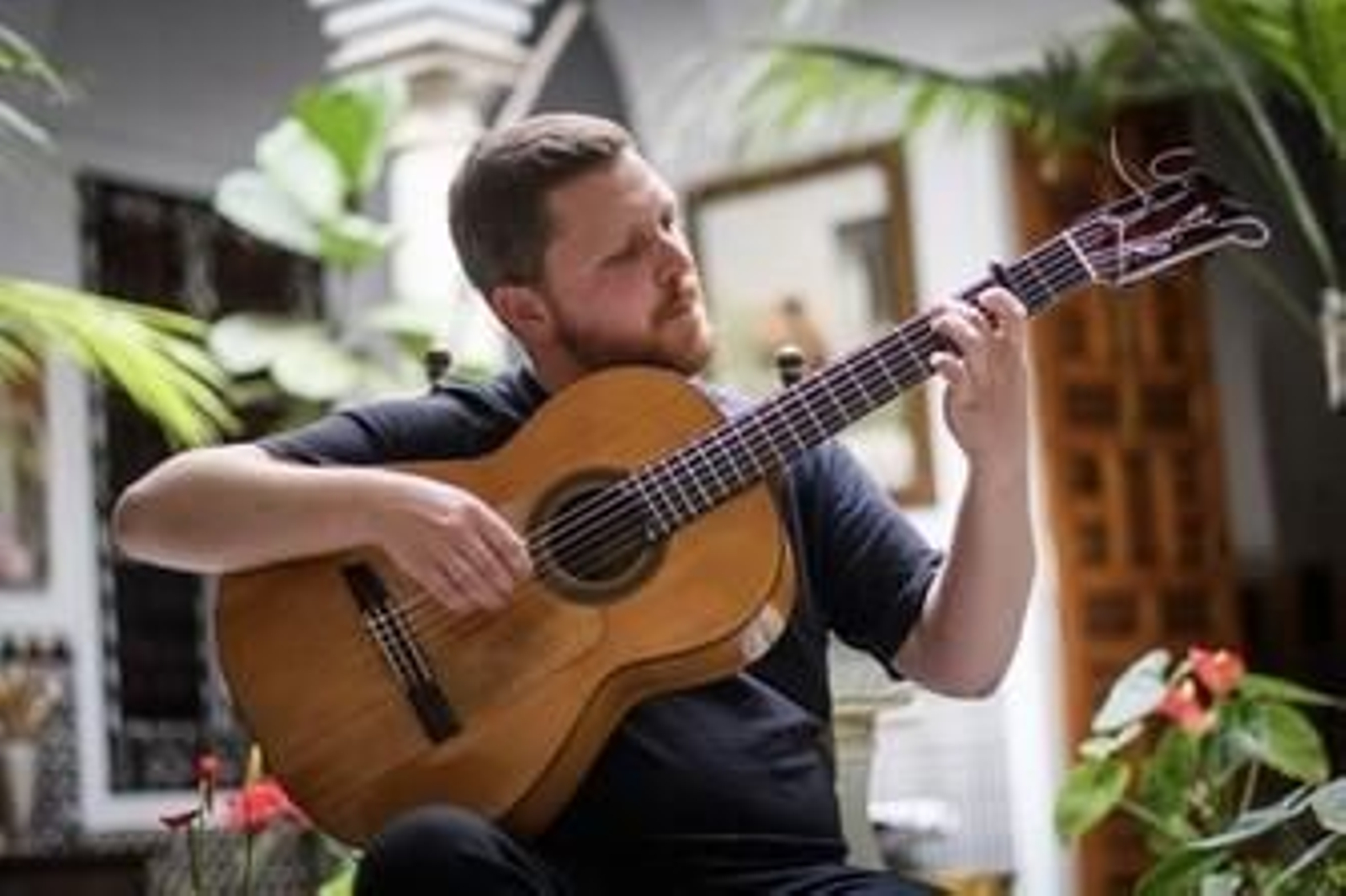 Alejandro Hurtado en uno de sus conciertos.