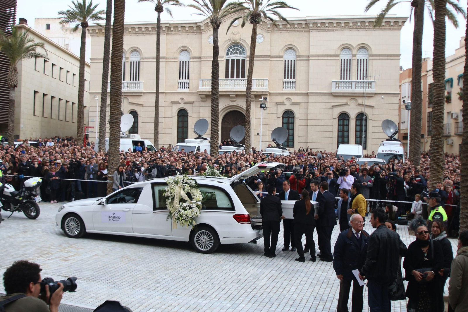 Las imágenes del funeral de Gabriel