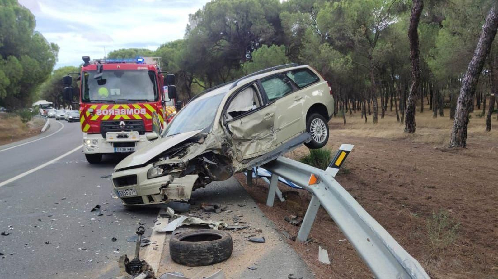 Estado en el que ha quedado uno de los vehículos implicados en el accidente. Estado en el que ha quedado uno de los vehículos implicados en el accidente.