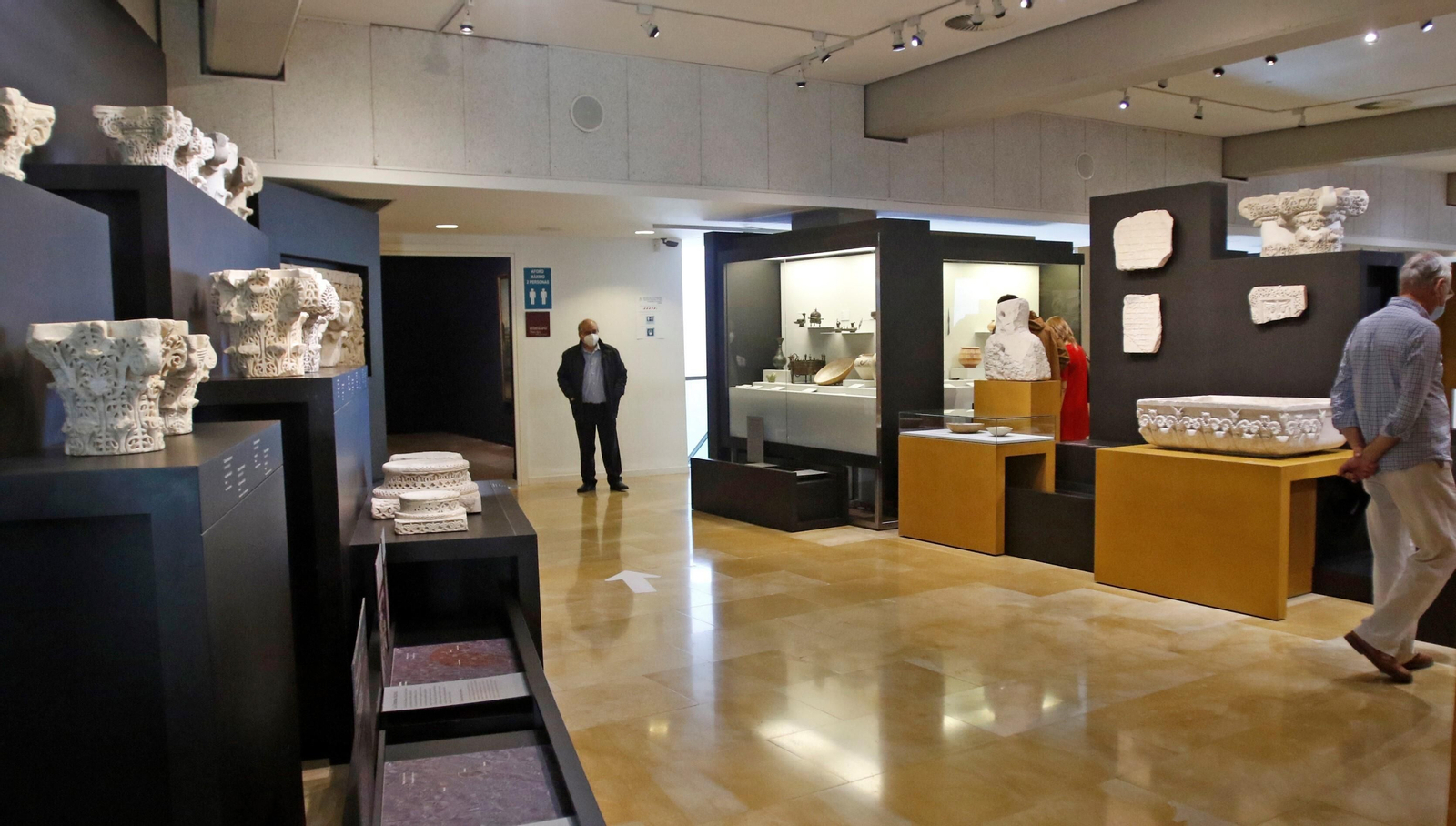 Sala de exposiciones permanente del Museo Arqueológico.