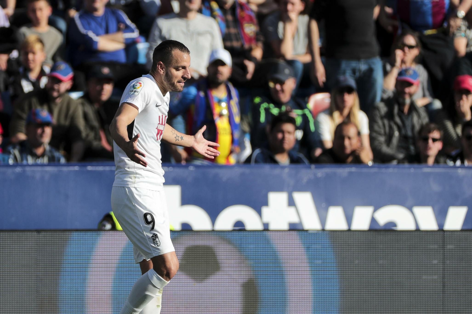 Roberto Soldado suma dos tantos en LaLiga Santander.