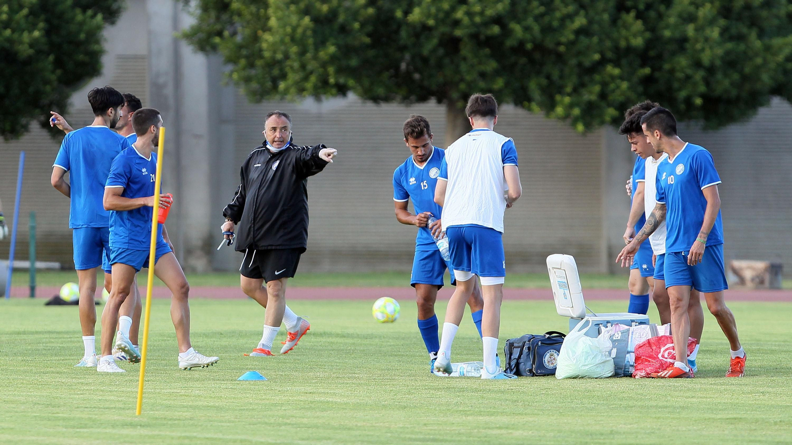 Primer entrenamiento del Xerez DFC en el Pepe Ravelo