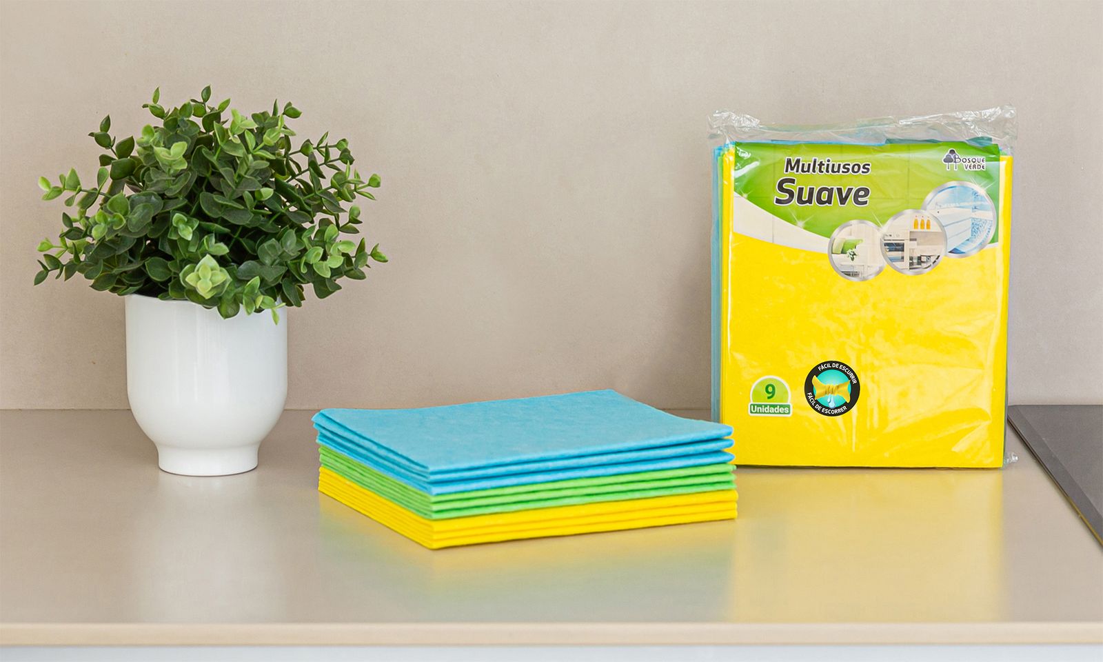 La bayeta suave multiusos de Mercadona  es ahora más manejable,  absorbente  y fácil de escurrir