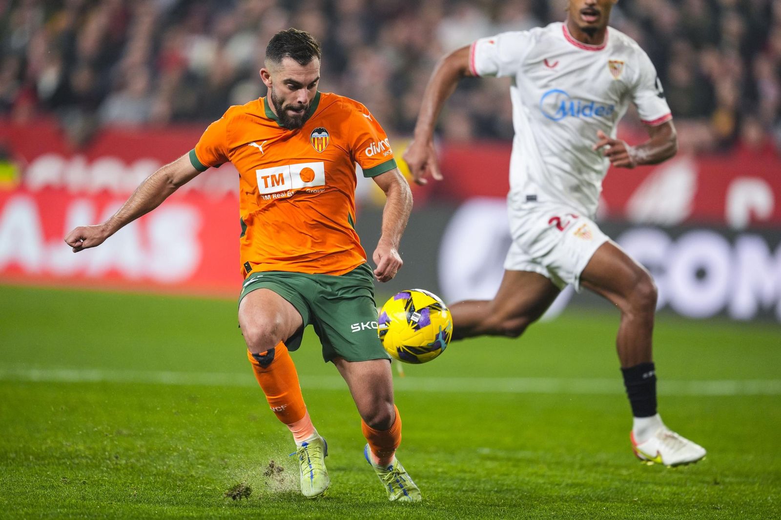 Las mejores imágenes del partido Sevilla - Valencia