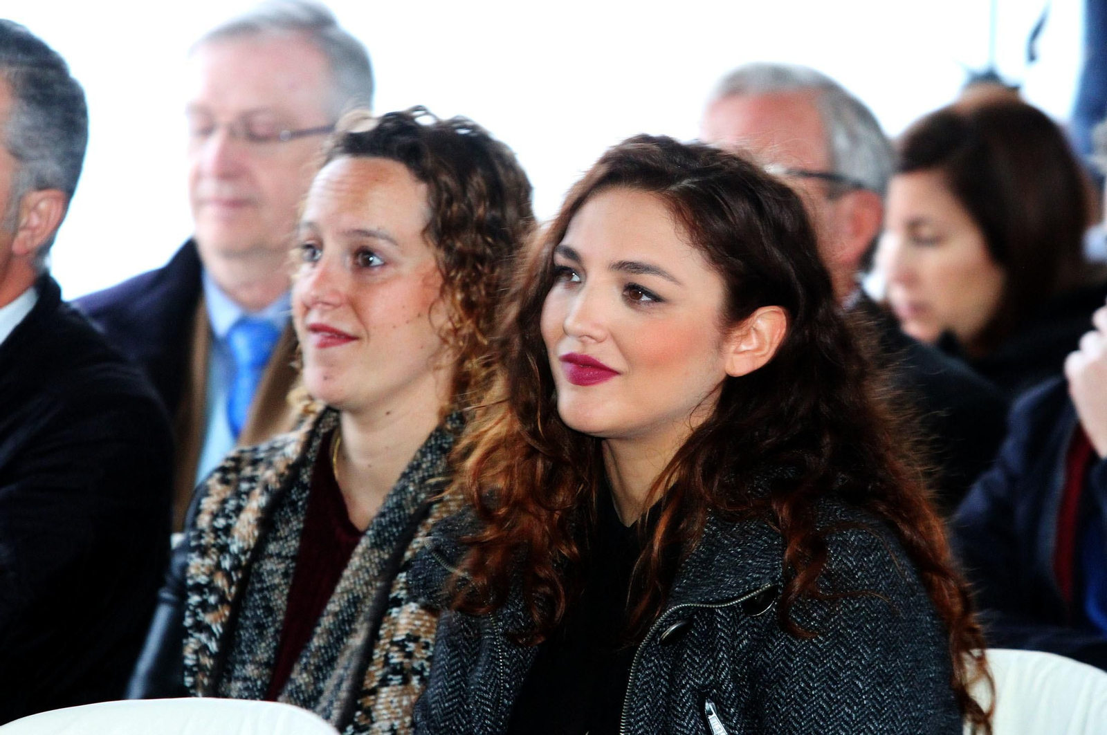 Imágenes de la colocación de la primera piedra de la planta de ElPozo en Jabugo.