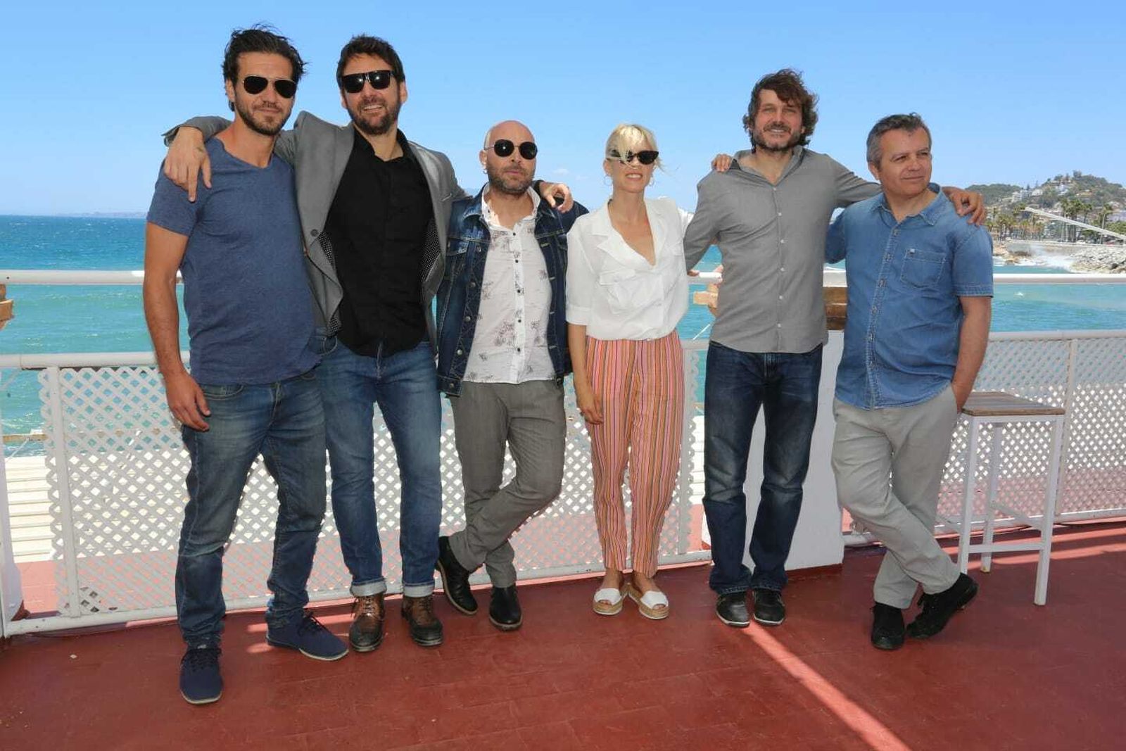 Las fotos del rodaje de la serie 'Malaka' en los Baños del Camen