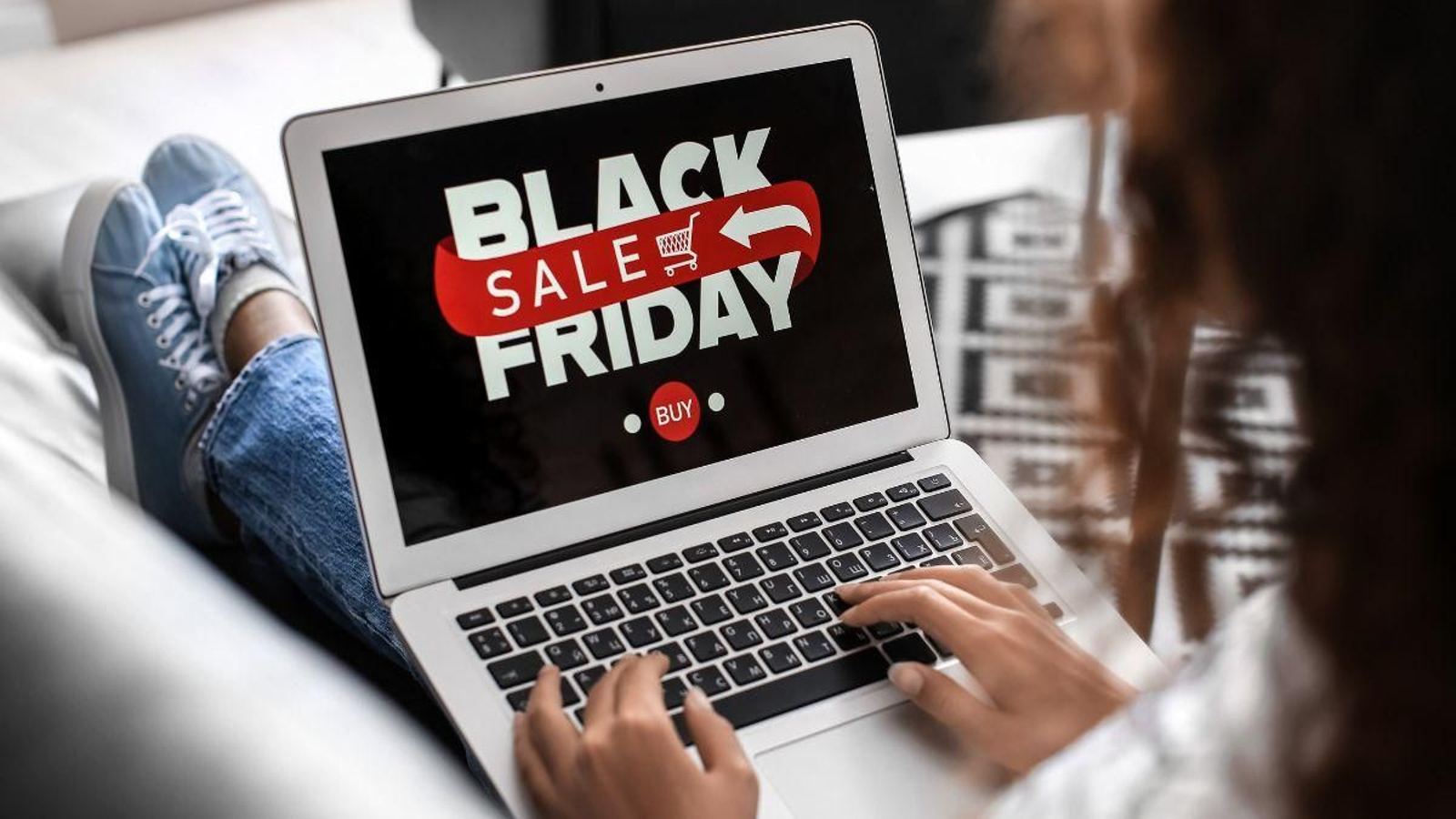 Foto de archivo de ofertas de Black Friday online