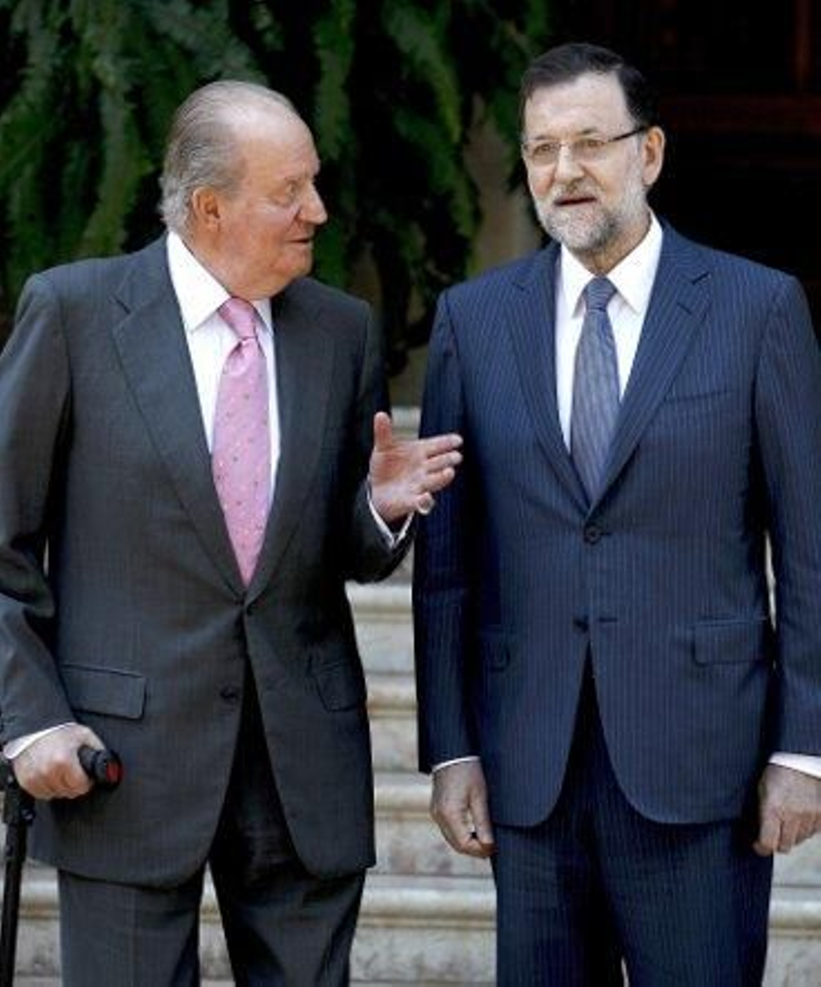 Rajoy expone al Rey su optimismo económico y elude hablar de Bárcenas con él