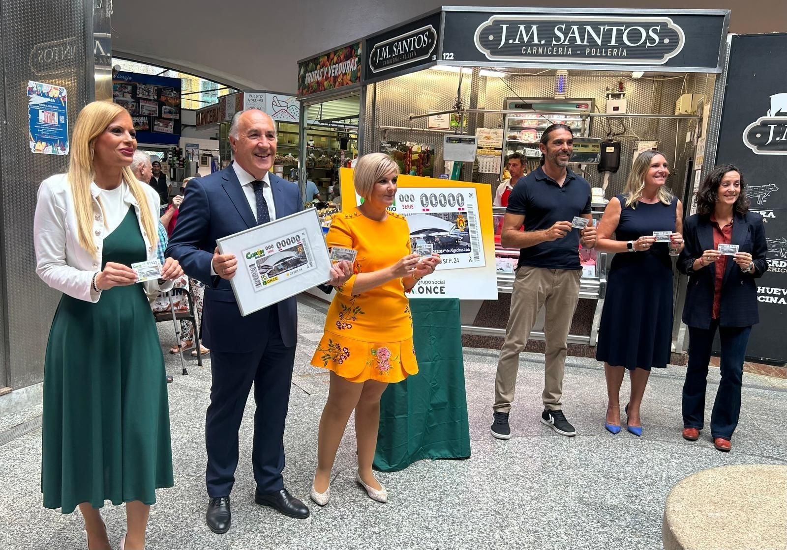 Presentación del cupón dedicado al Mercado Ingeniero Torroja. Presentación del cupón dedicado al Mercado Ingeniero Torroja.