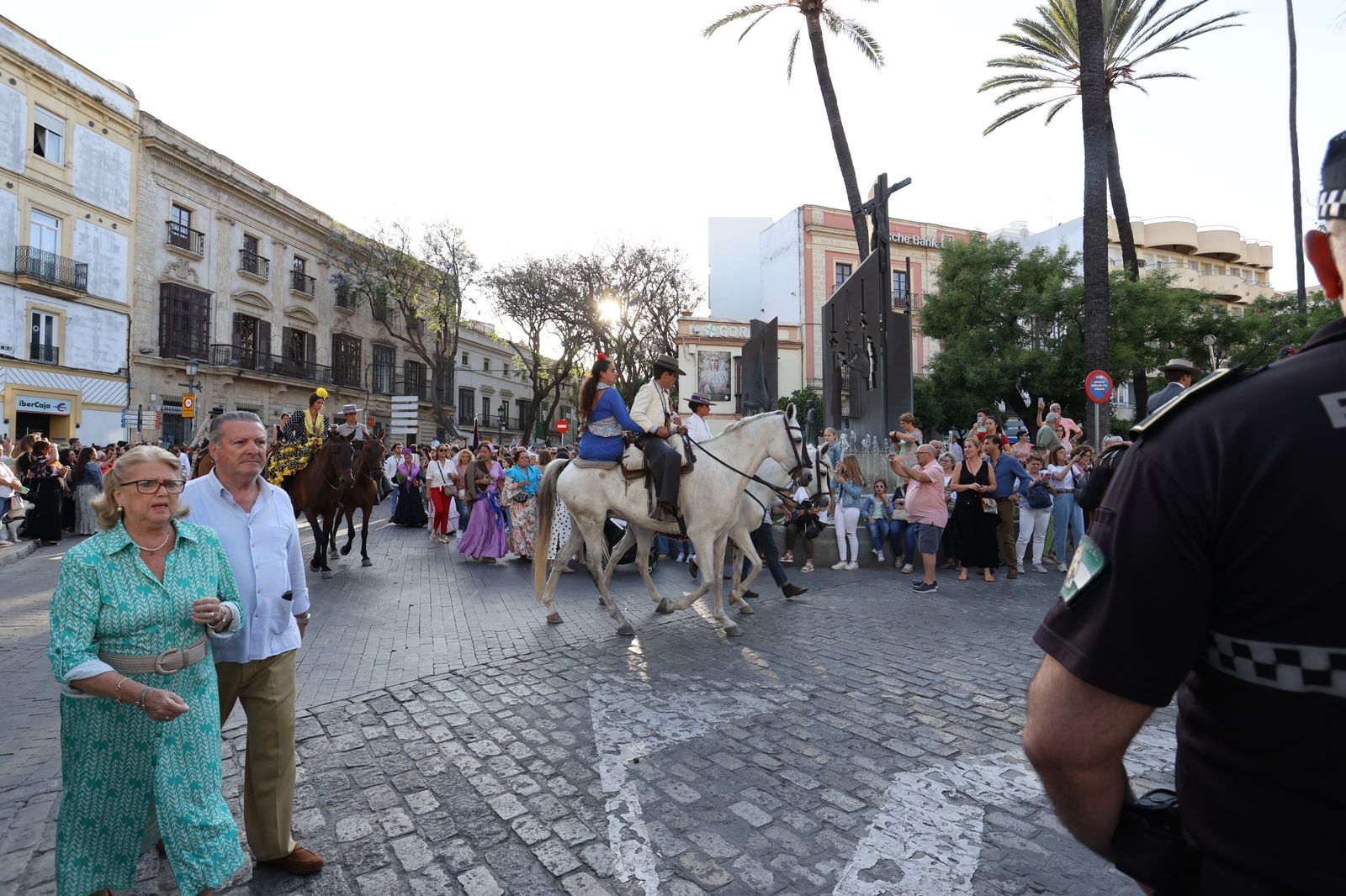 Llegada de la Hermandad del Rocío de Jerez a Santo Domingo