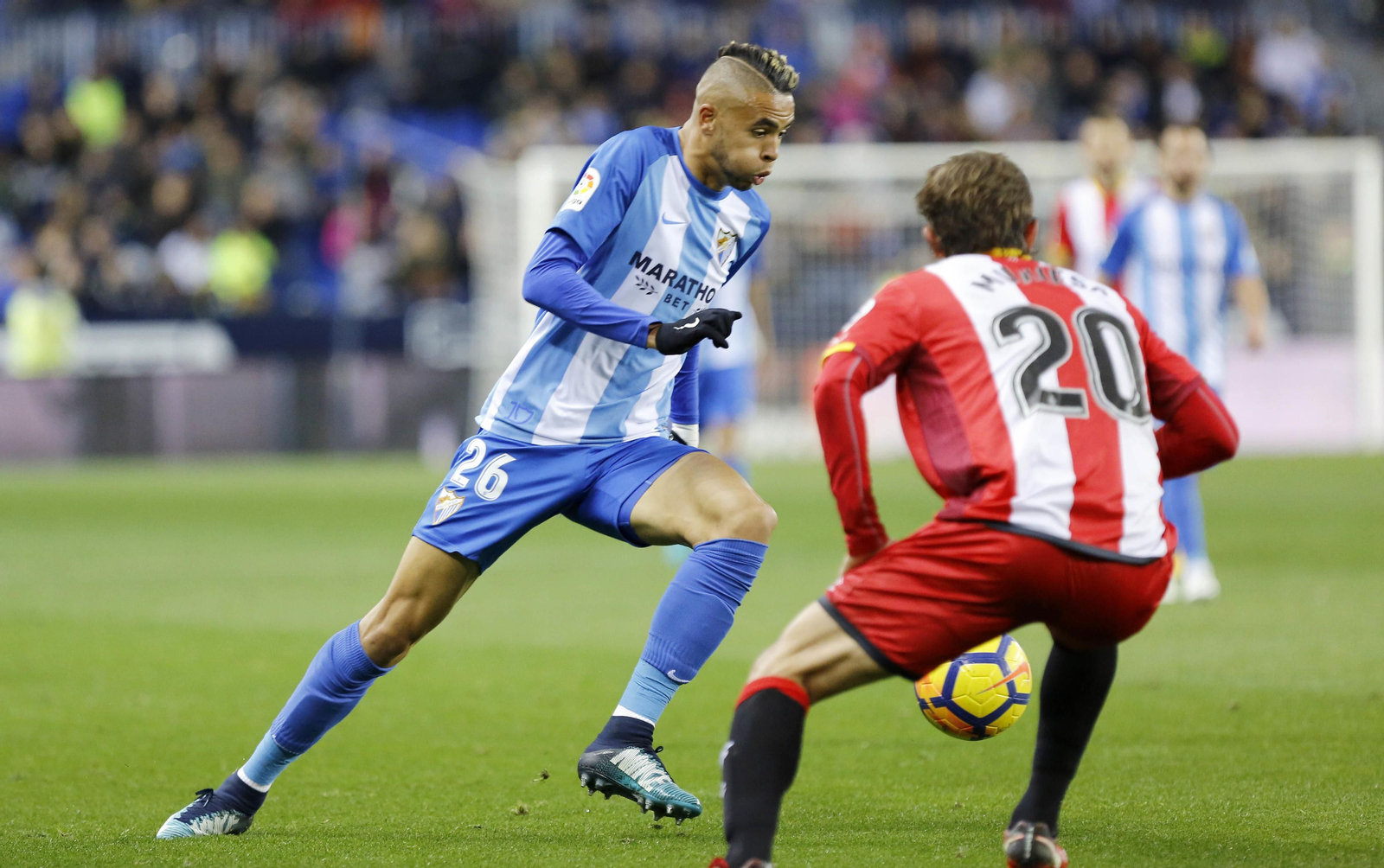 Las imágenes del Málaga-Girona