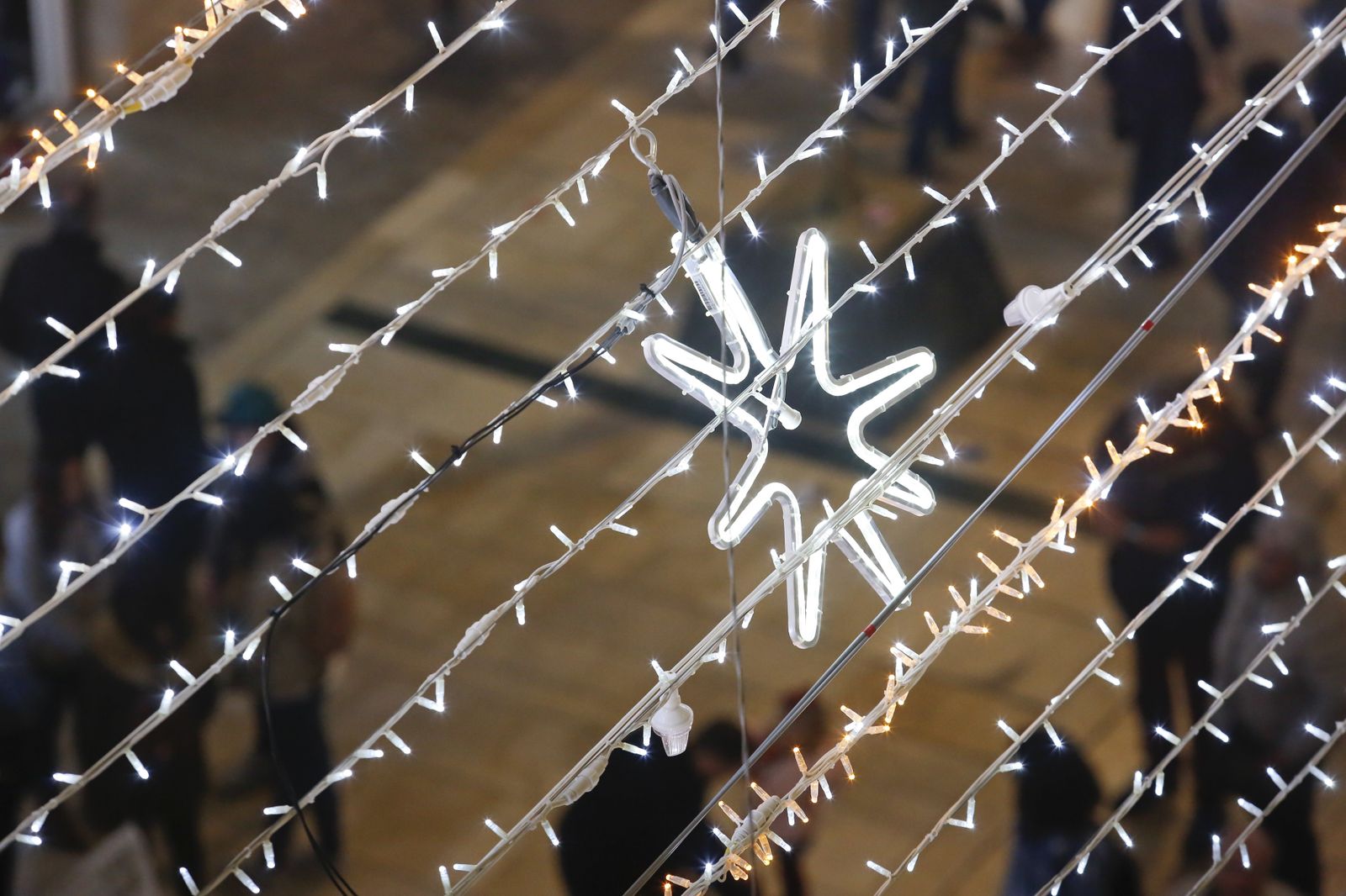 Encendido del alumbrado de Navidad en Málaga