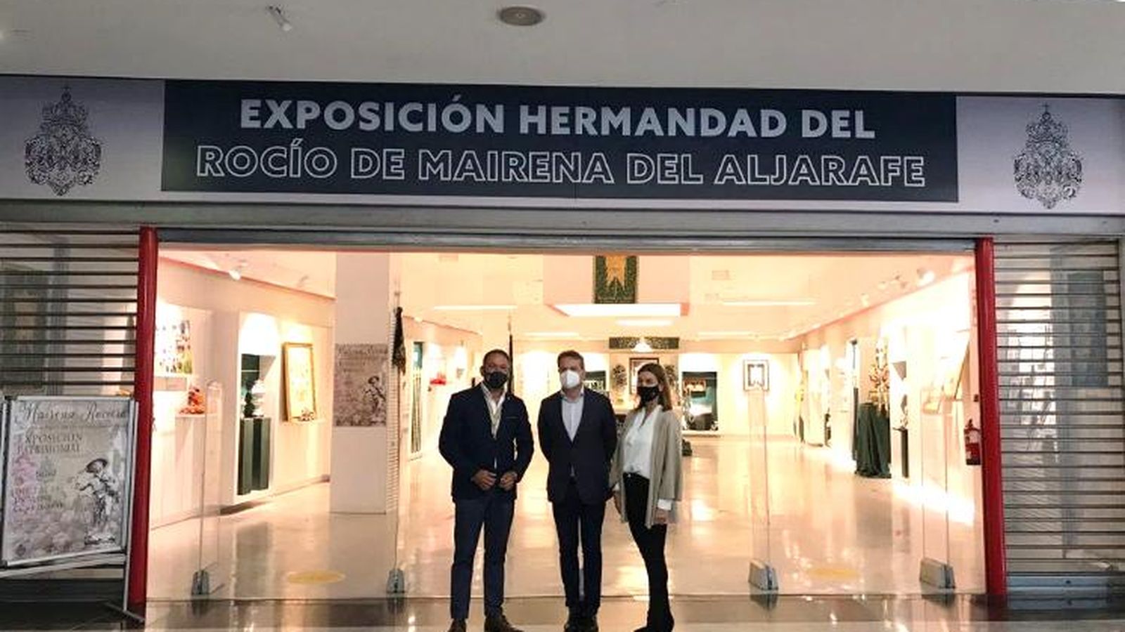 Inauguración de la exposición de la Hermandad del Rocío de Mairena del Aljarafe.
