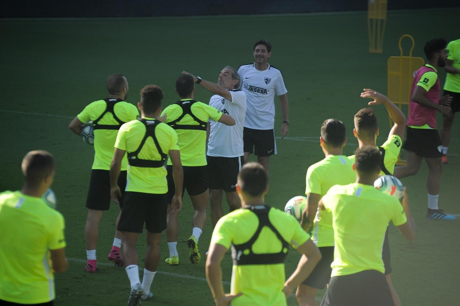 Víctor Sánchez del Amo durante el entrenamiento.