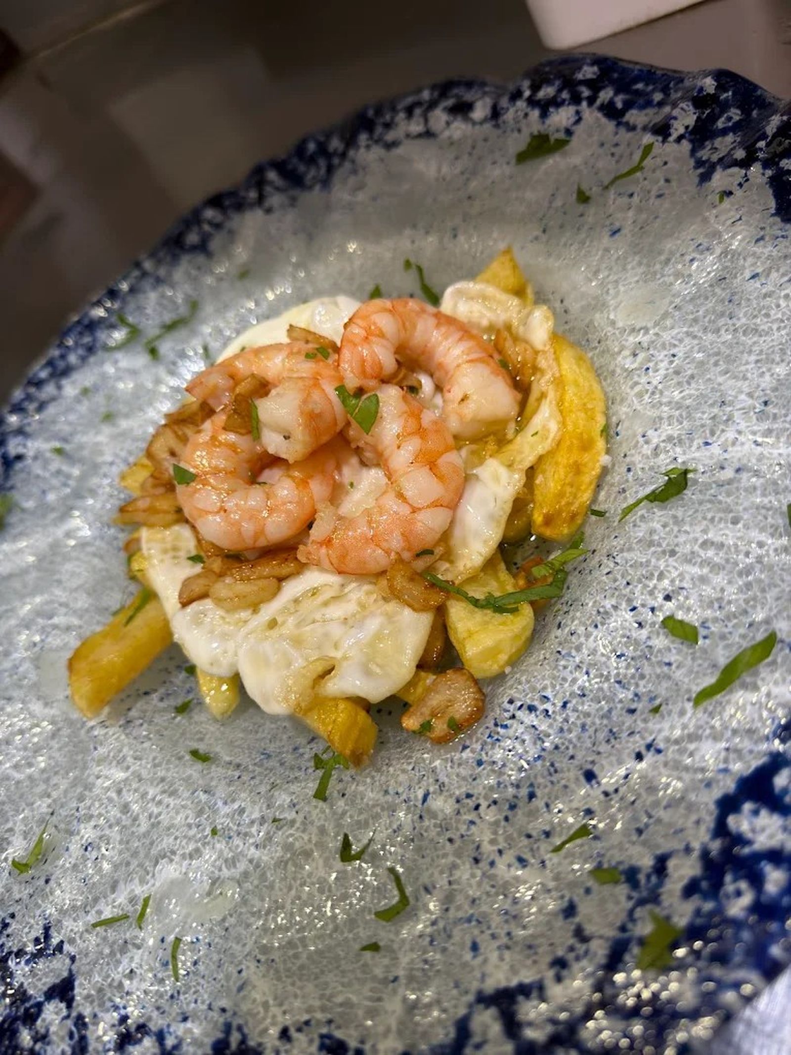 Plato del restaurante Aires de Mar, en Jerez norte.