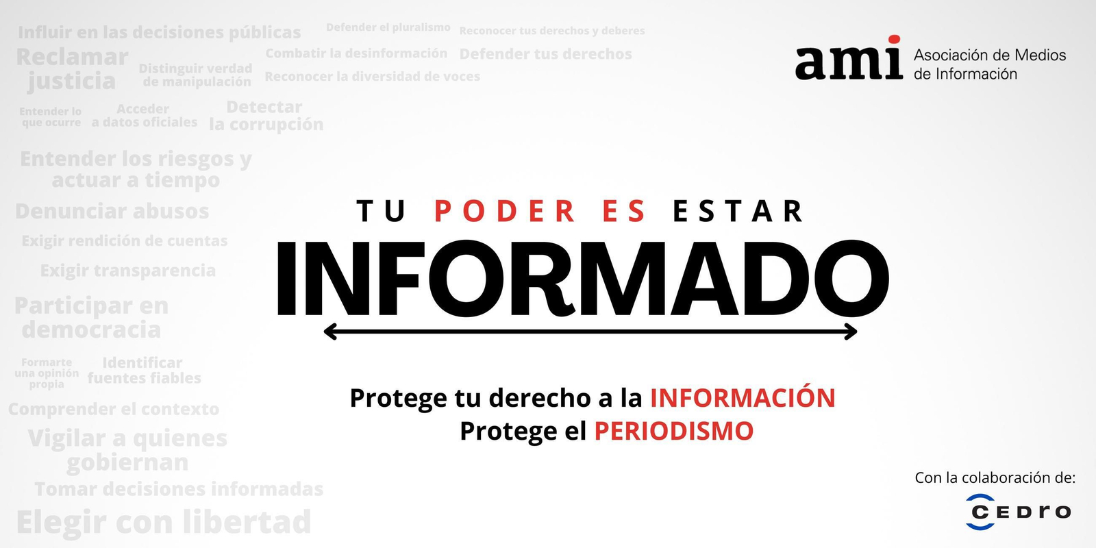 'Tu poder es estar informado'