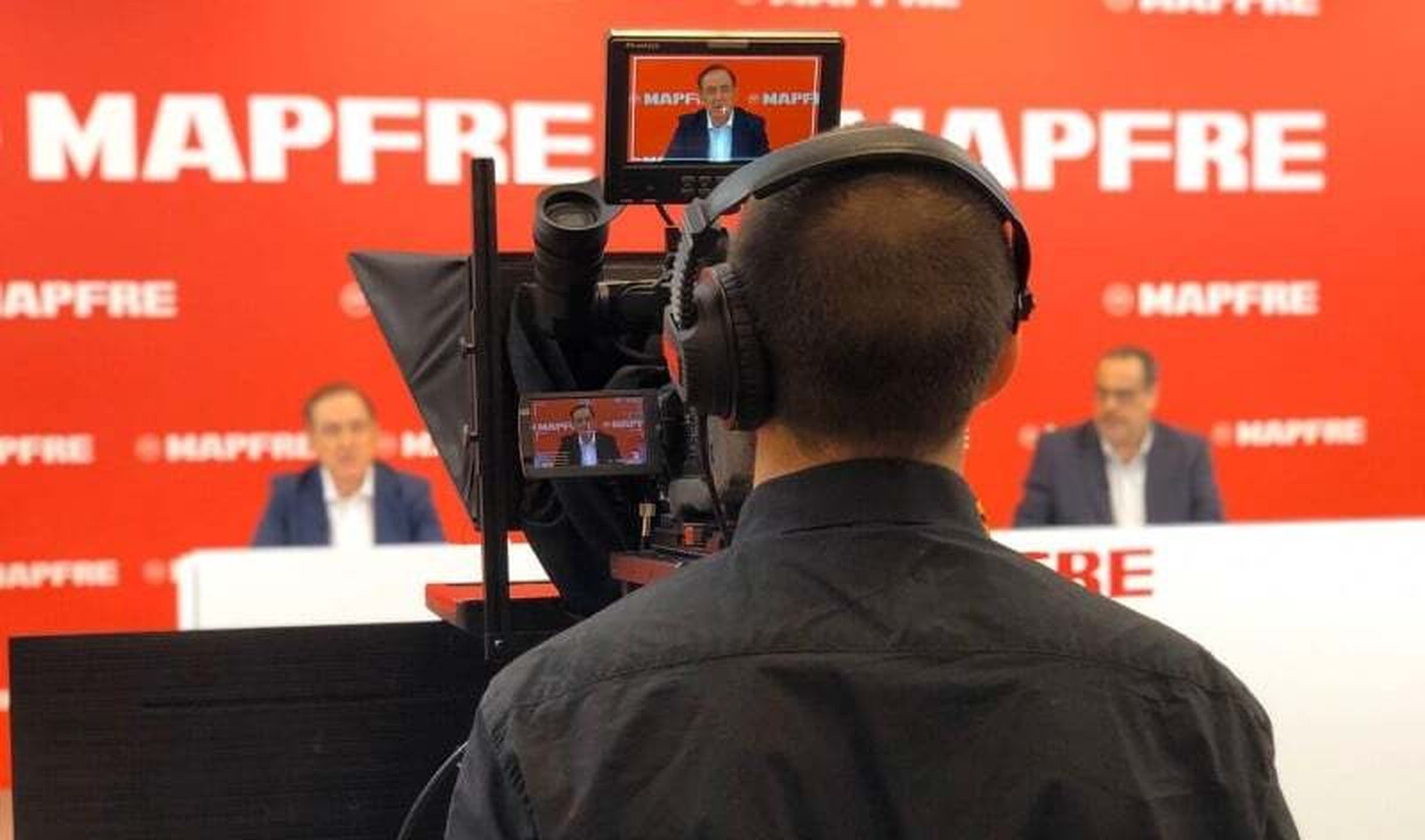 Antonio Huertas, presidente de Mapfre, presenta los resultados del primer trimestre de 2020 de la saseguradora.